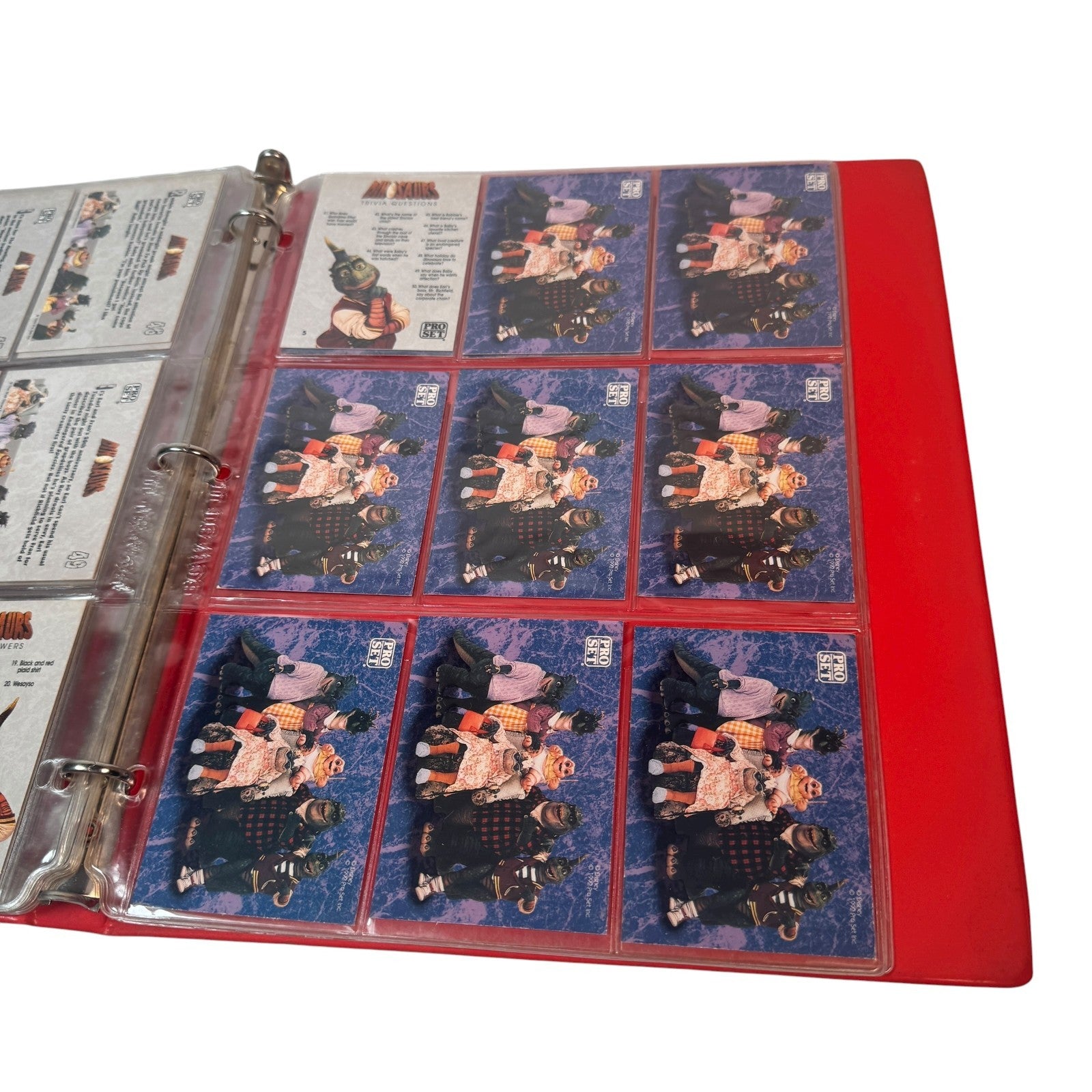 Vintage Dinosaurs TV Show Pro Set Trading Cards w/ Full Sticker & Trivia Sets