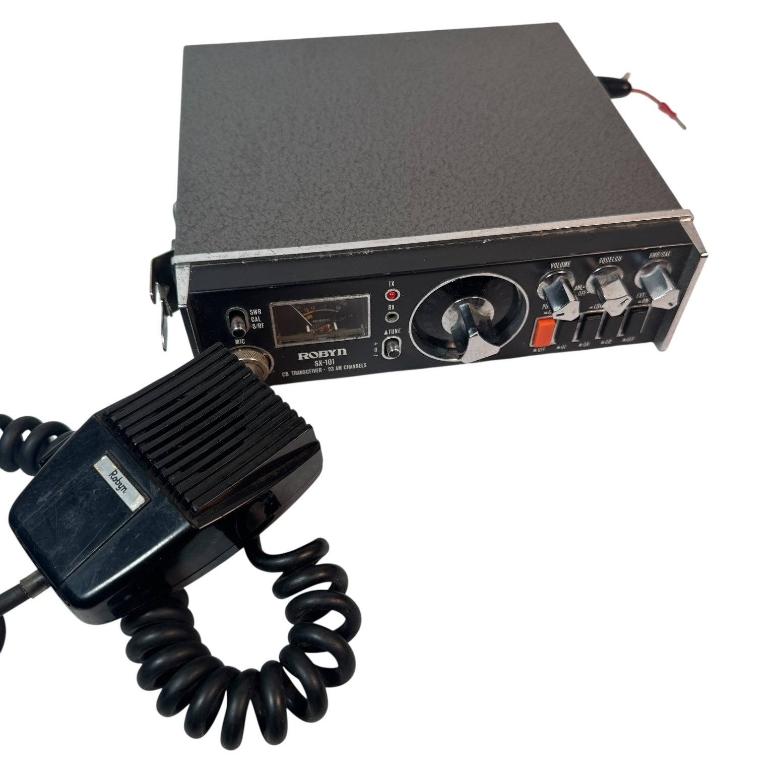 Vintage Robyn SX-101 CB Radio 23 Channels Mobile Transceiver AS IS Untested