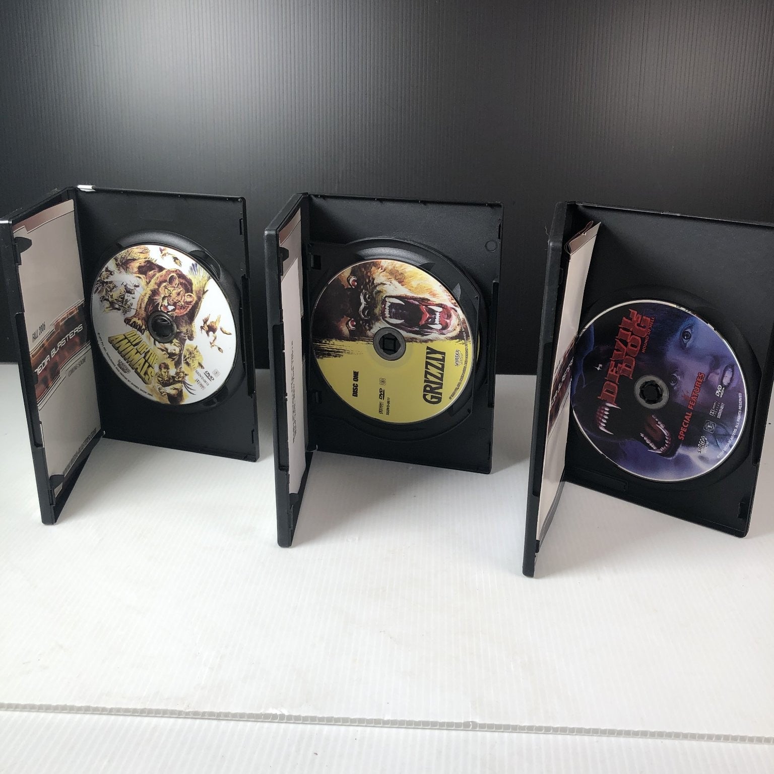 Evil Animals DVD 3-Movie Set Day of the Animals Grizzly Devil Dog