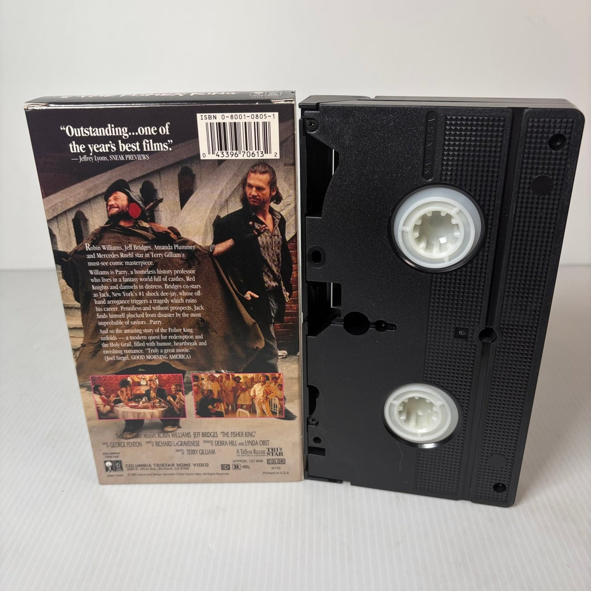 The Fisher King VHS 1991 Comedy Drama Robin Williams Jeff Bridges Columbia