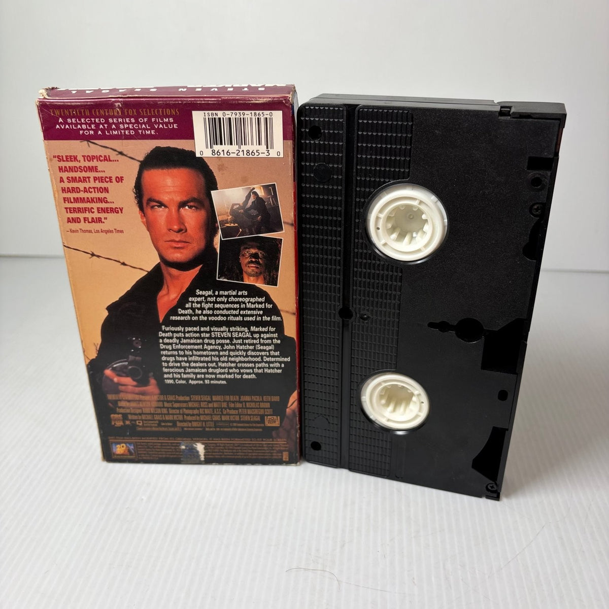 Marked for Death VHS 1990 Action Thriller Steven Seagal Fox Video