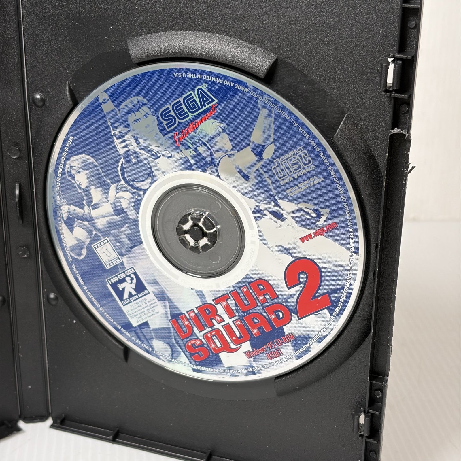 Virtua Squad 2 PC CD-ROM Game Disc Only Sega Entertainment Windows 95 ESRB Teen