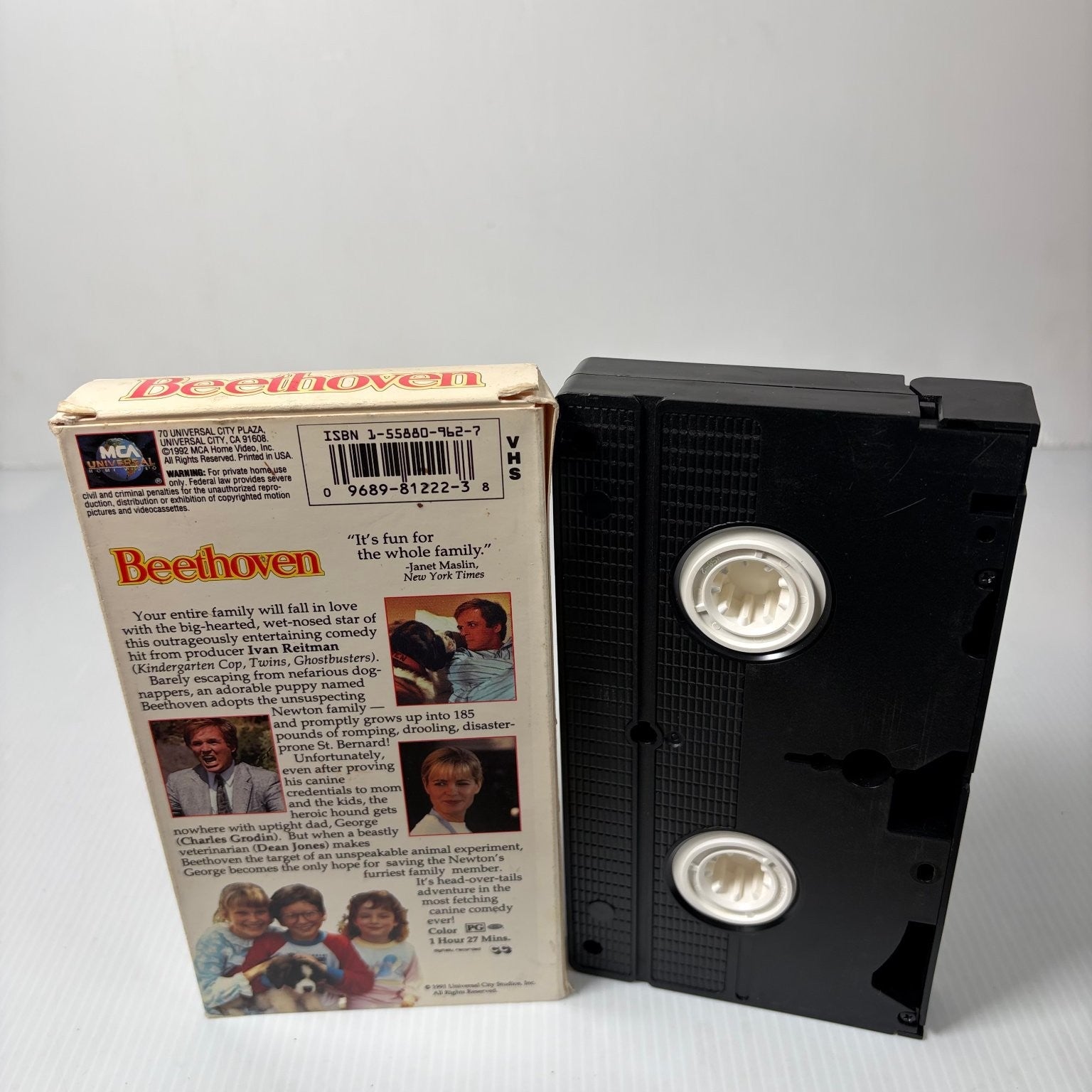 Beethoven VHS 1992 Family Comedy MCA Universal Home Video PG