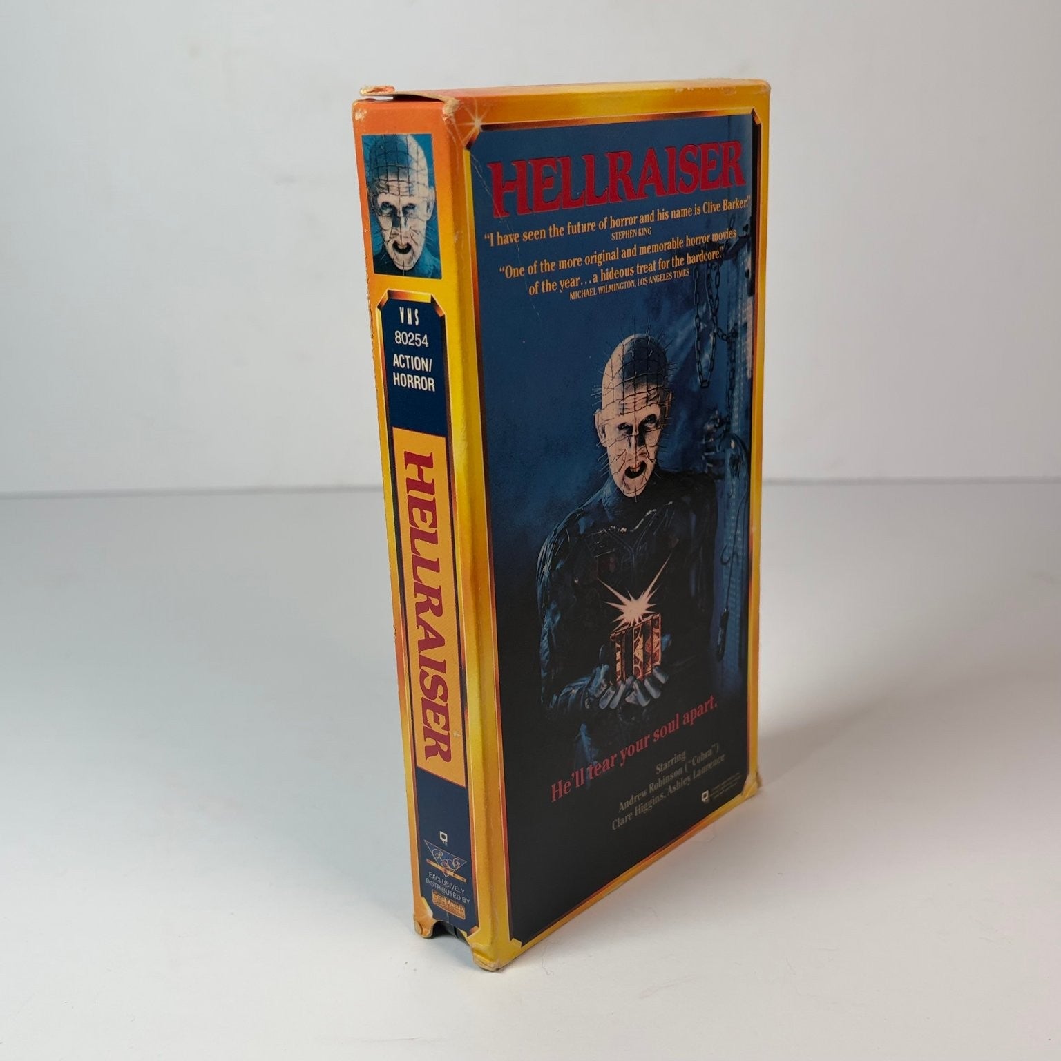 Hellraiser VHS 1987 Horror New World Video Clive Barker Original Release