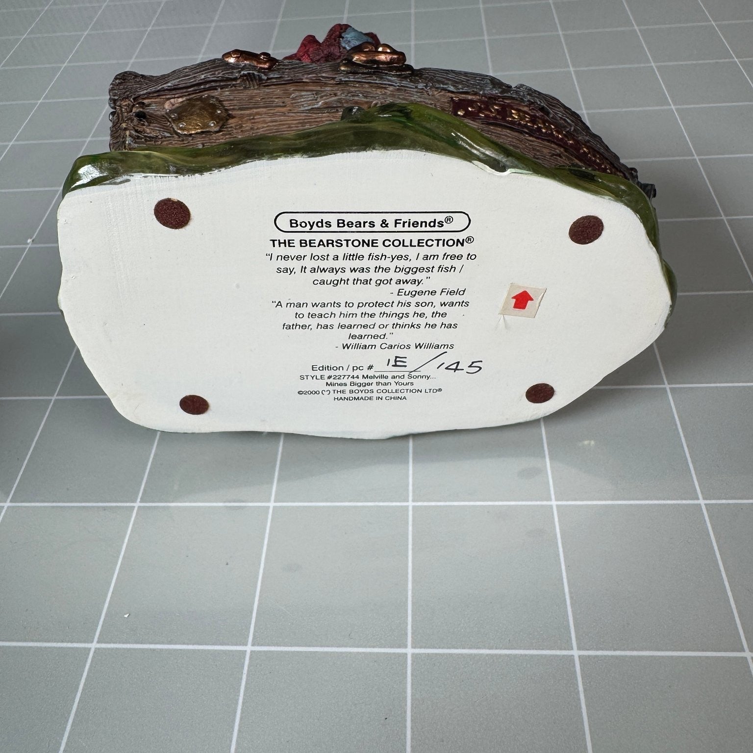 Melville and Sonny Boyds Bears Bearstone Collection Statue Style 227744