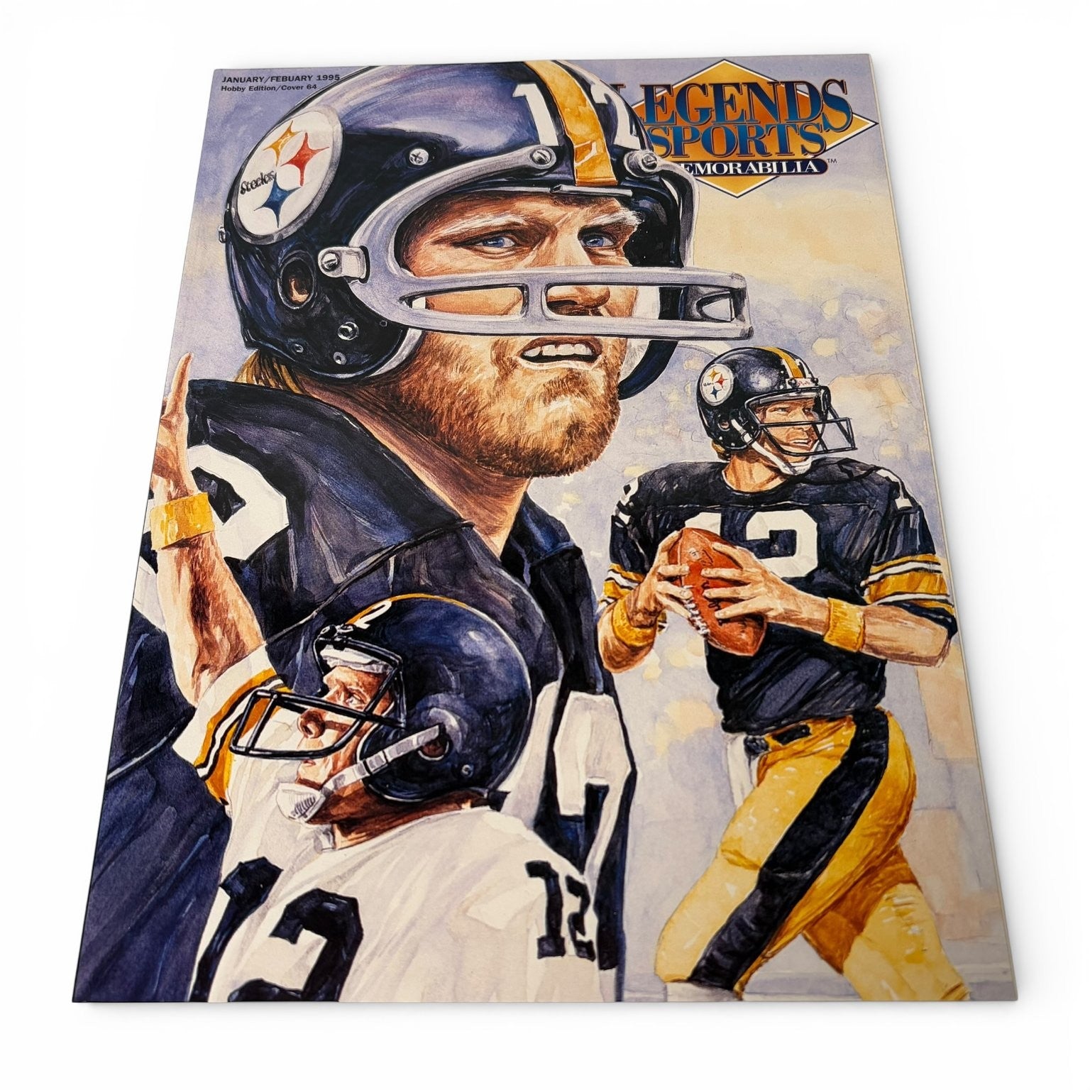 Legends Sports Magazine Jan/Feb 1995 Issue 64 Terry Bradshaw with Cards