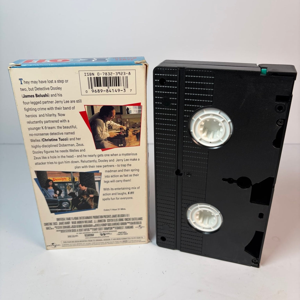 K-911 VHS 1999 Comedy Action Universal James Belushi Dog Movie