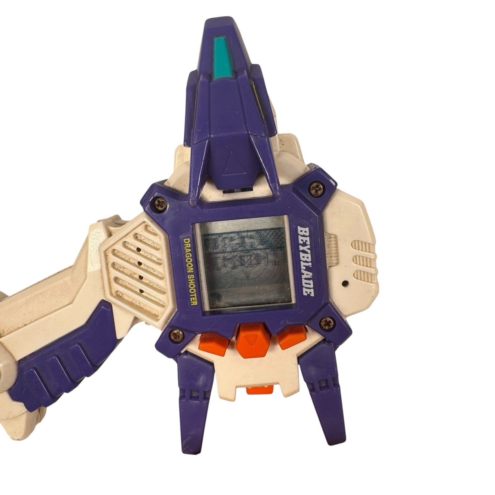 Vintage 2001 Beyblade Dragoon Launcher & Dragoon Beyblades Engine Gear Lot