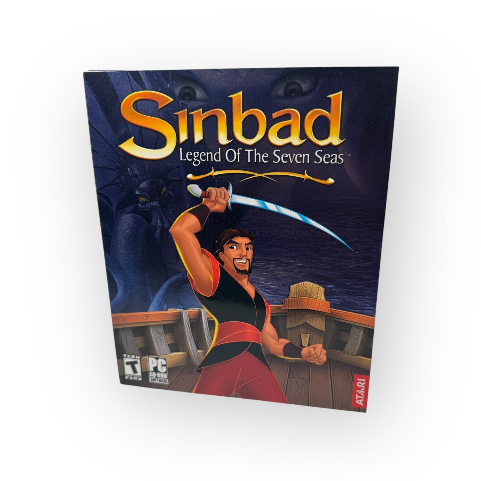 Sinbad Legend of the Seven Seas PC Big Box Game by Atari Complete CIB