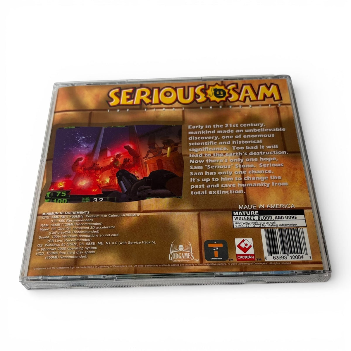Serious Sam: The First Encounter PC Video Game First Person Shooter