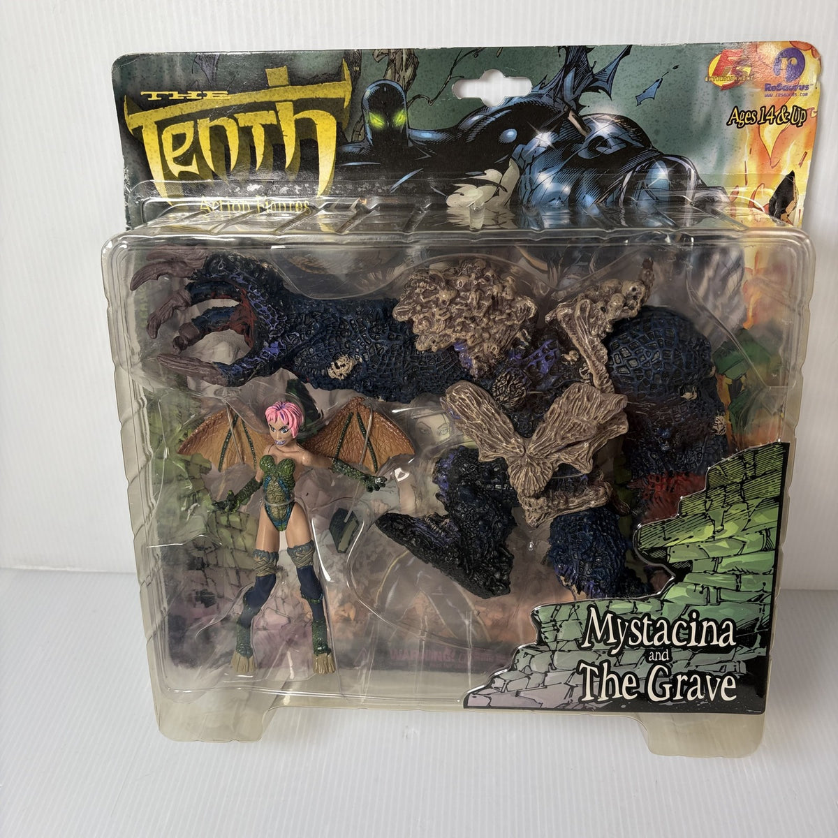 The Tenth Mystacina and The Grave ReSaurus Action Figures Image Comics NIP