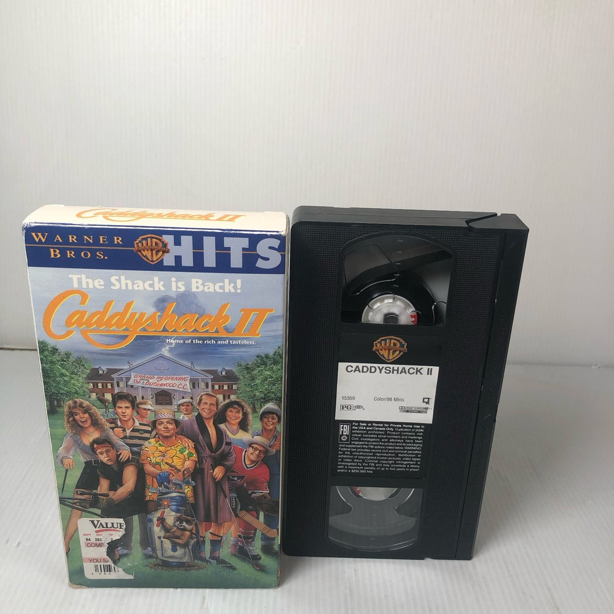 Caddyshack II VHS 1988 Comedy Warner Bros. Hits Chevy Chase Dan Aykroyd