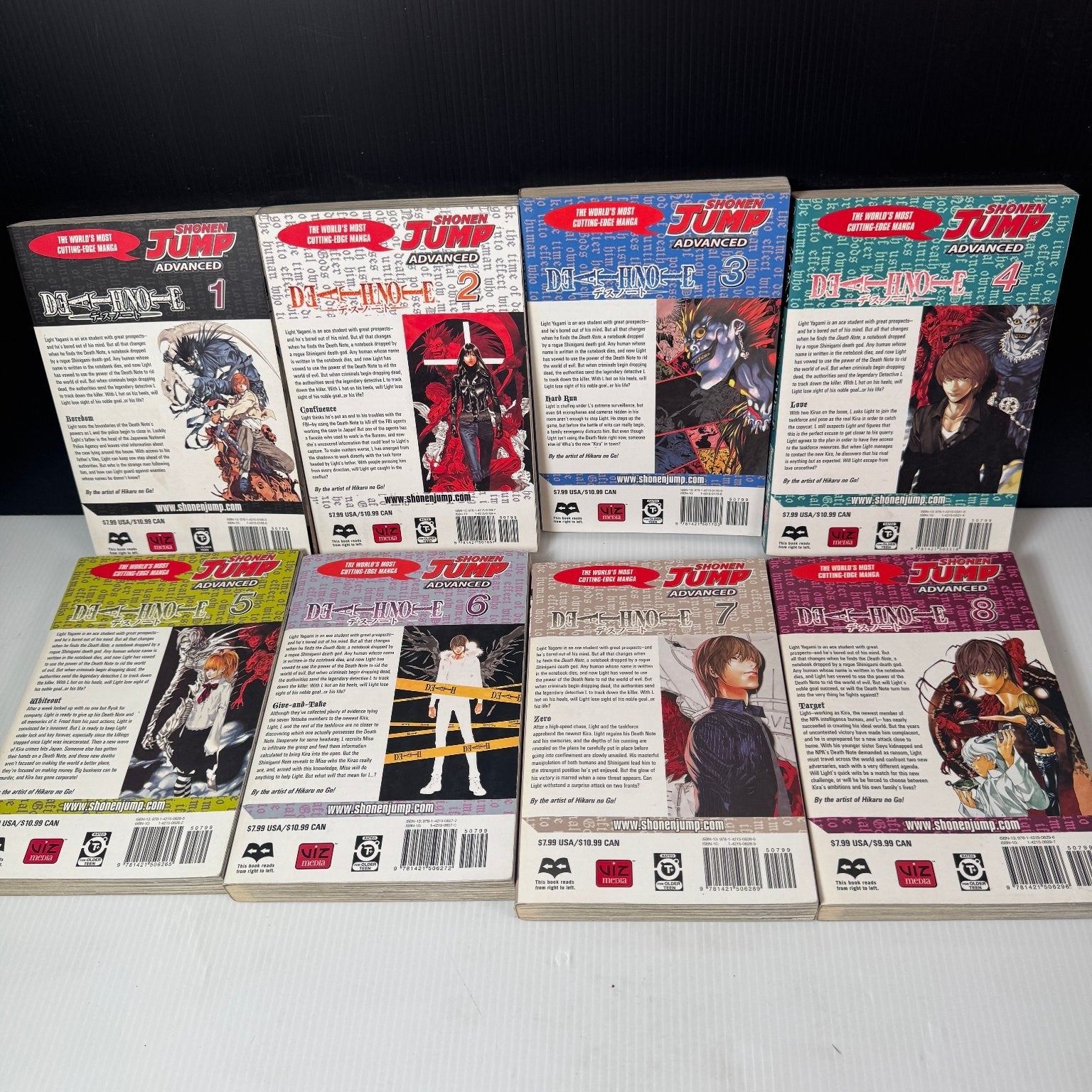Death Note Manga Book Lot of 10 Volumes 1-9, 11 VIZ Media