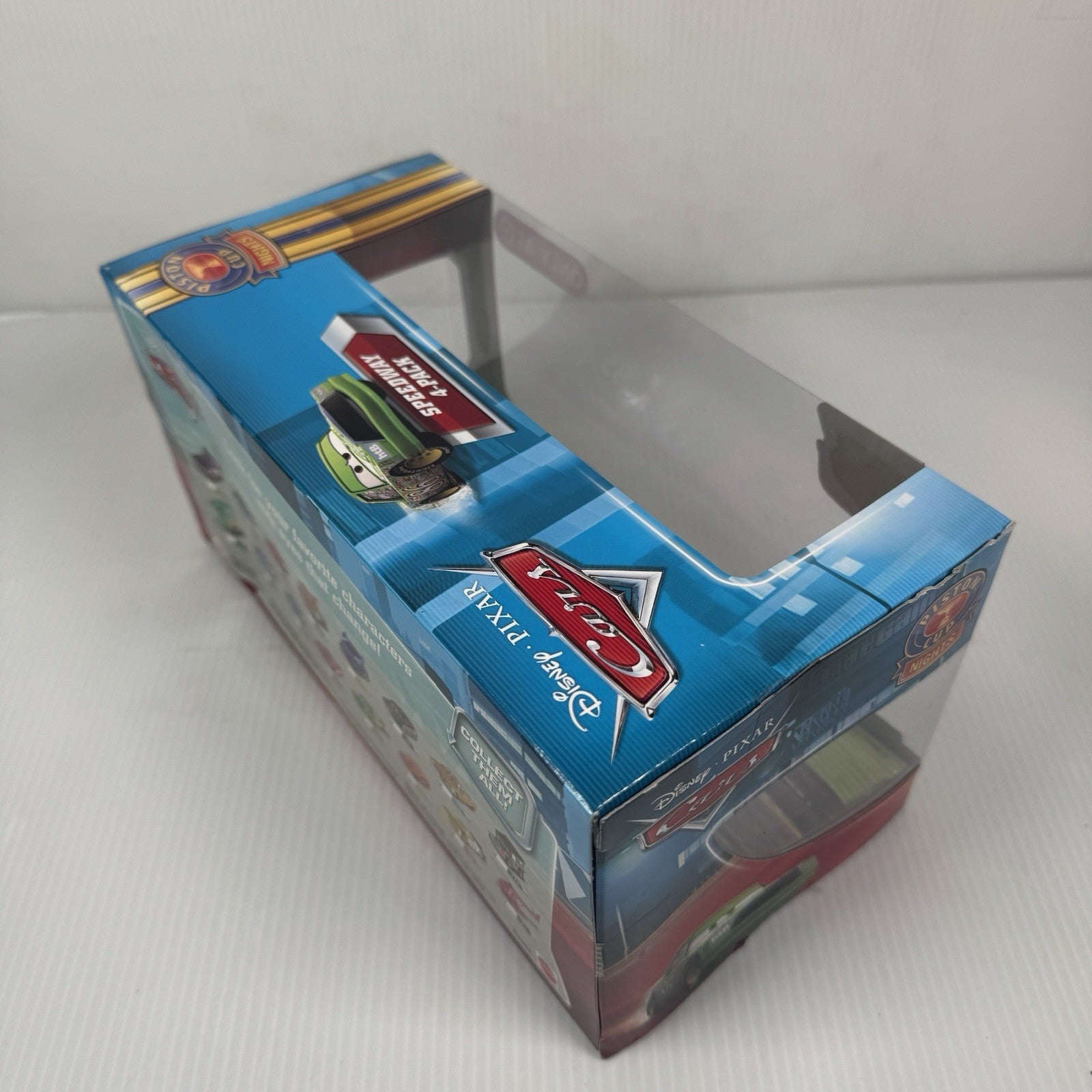 Disney Pixar Cars Speedway 4-Pack Chick Hicks Fiber Fuel Spare O Mint WOC R9452