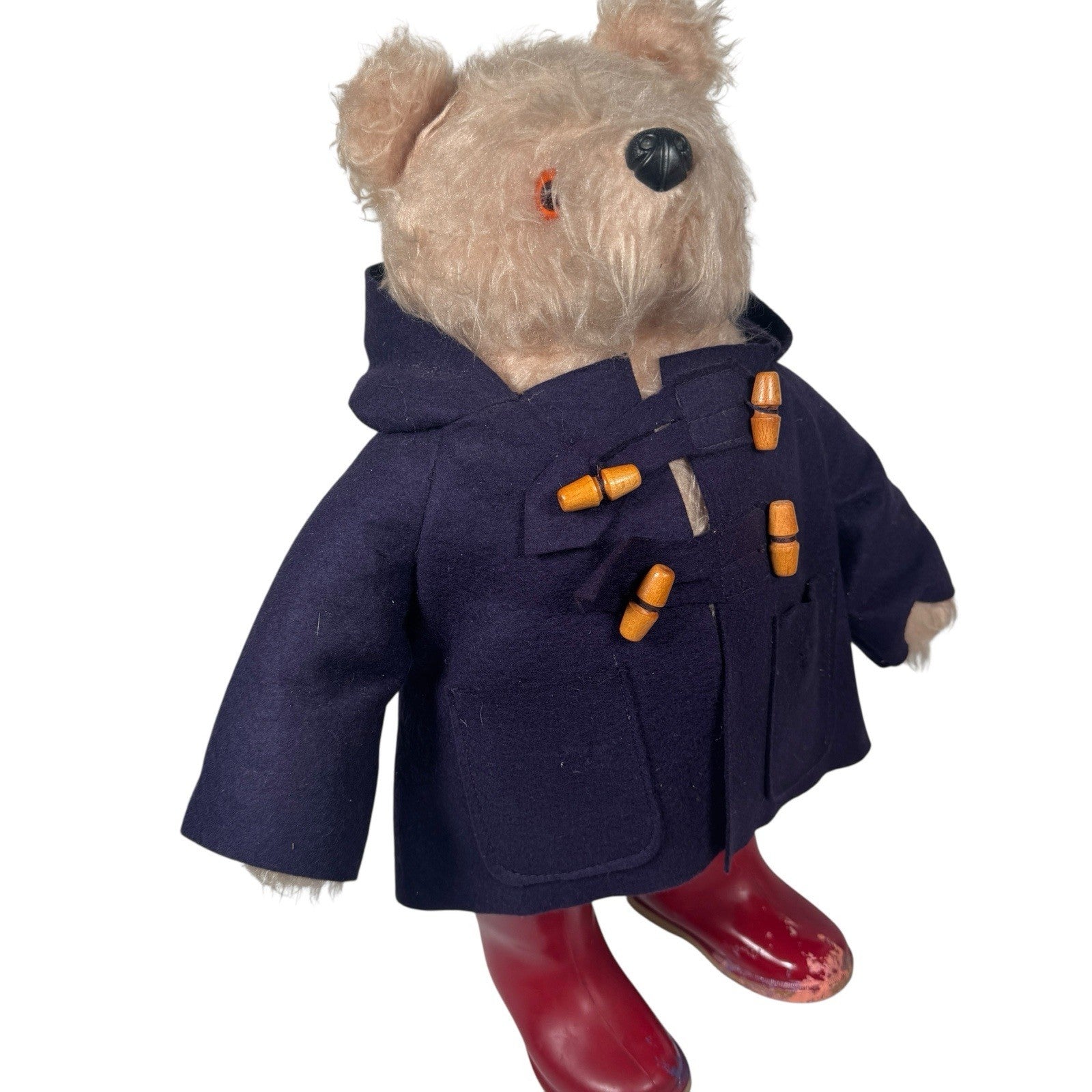 Vintage Gabrielle Designs Paddington Bear Early 1970s Dunlop Boots (Worn As Is)