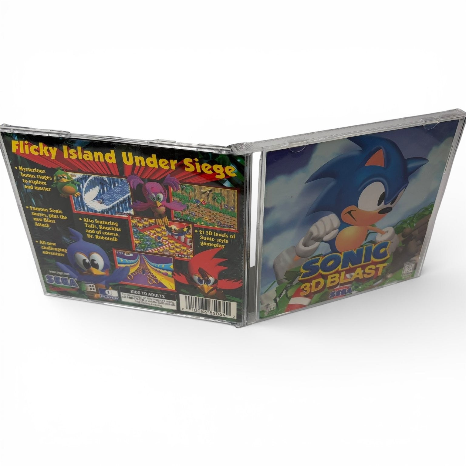 Sonic 3D Blast PC Video Game Sega PC Flicky Island Adventure