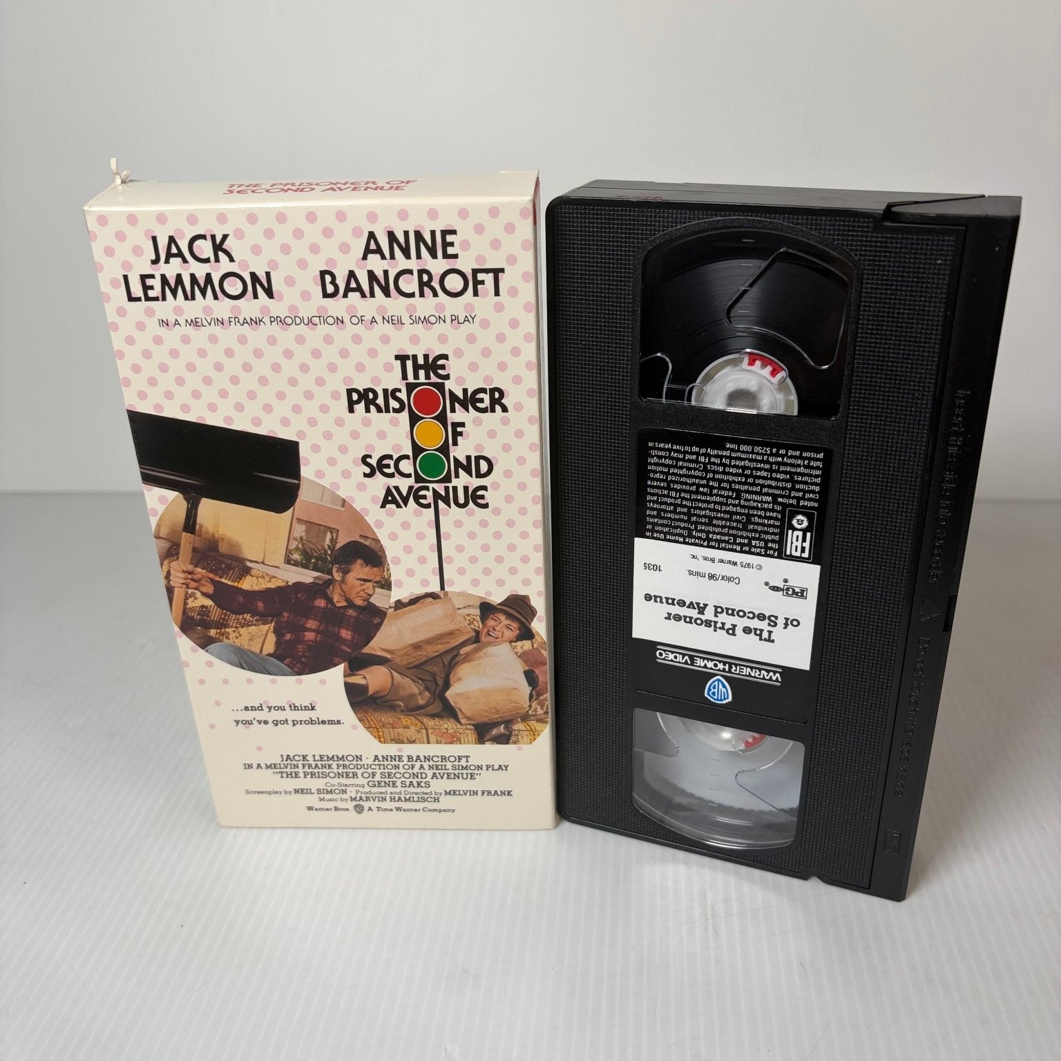 The Prisoner of Second Avenue VHS 1975 Comedy Warner Home Video