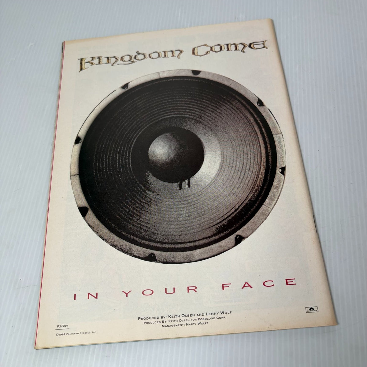 FACES Magazine July August 1989 Vince Neil Motley Crue Heavy Metal