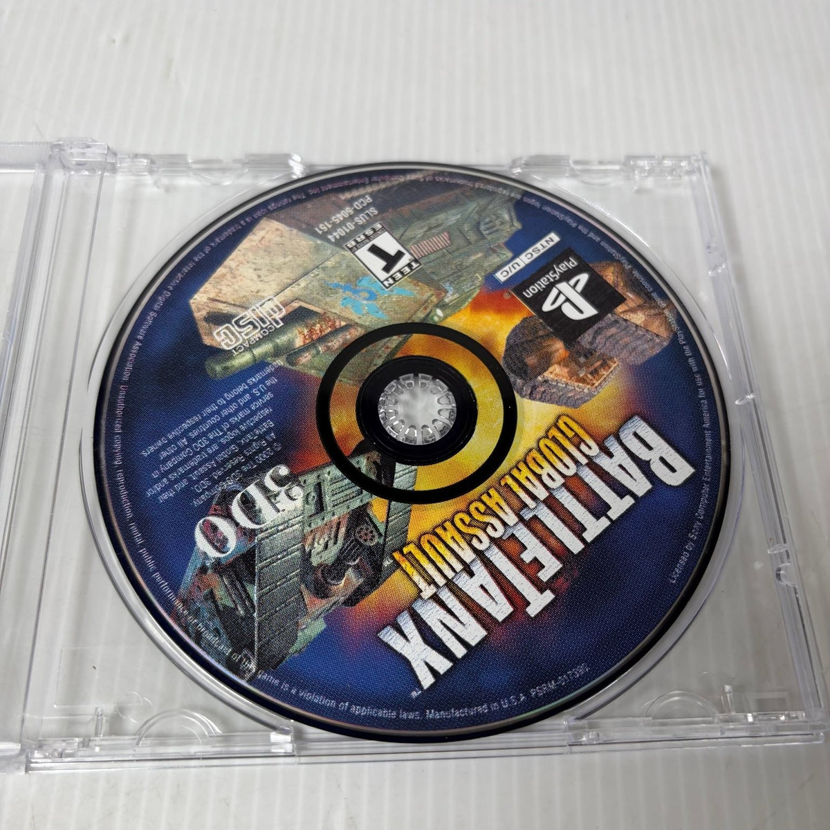 BattleTanx Global Assault PlayStation Video Game PS1 Tank Combat DISC ONLY