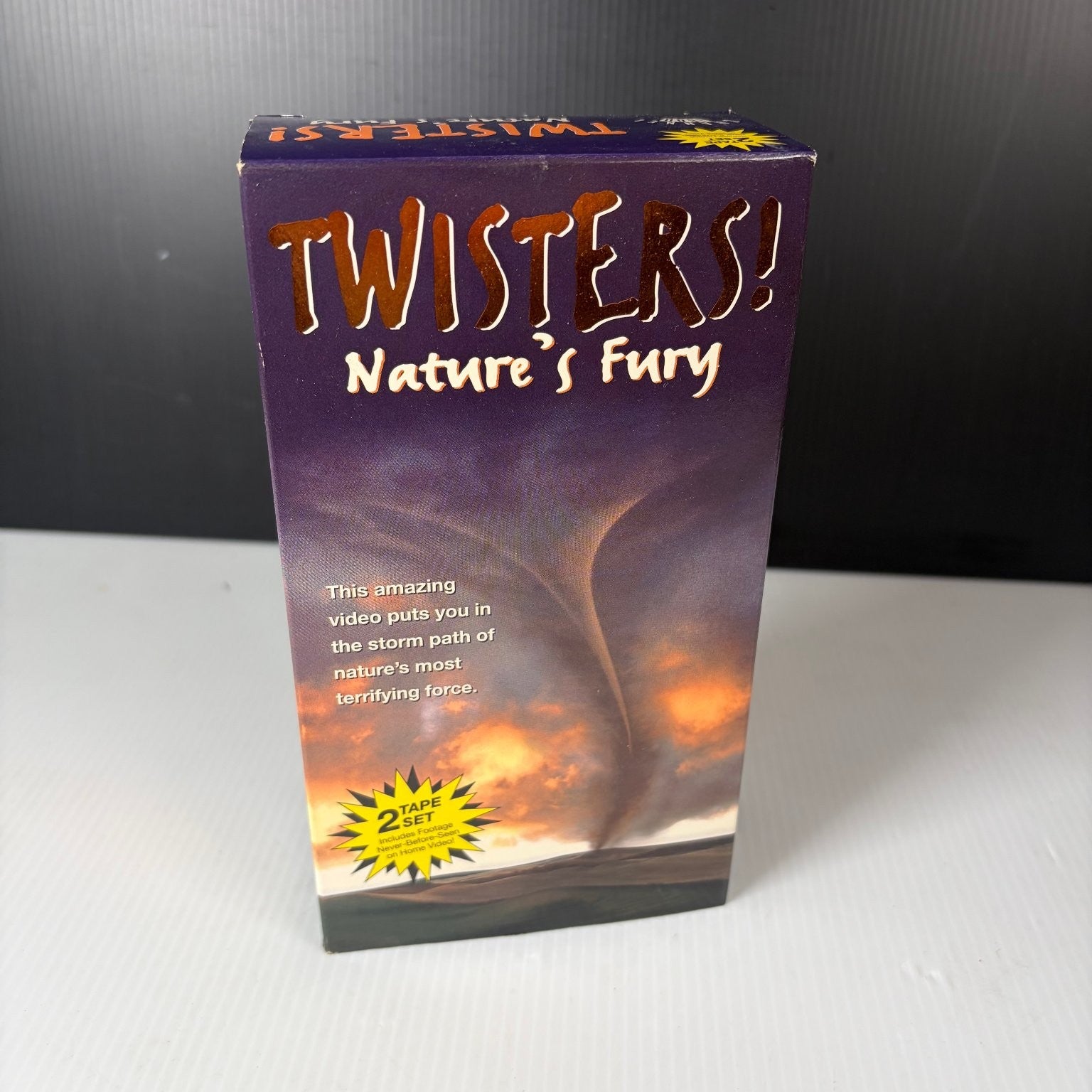 Twisters! Nature's Fury VHS 2-Tape Set Documentary Channel 1000