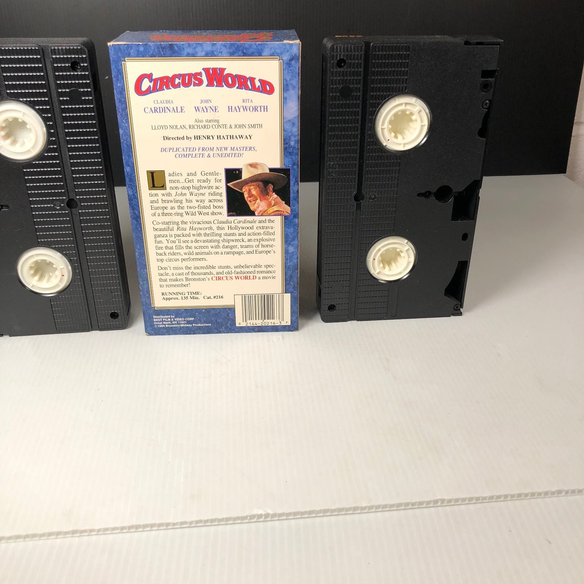 Circus World VHS 1964 Western John Wayne Original Release Best Film