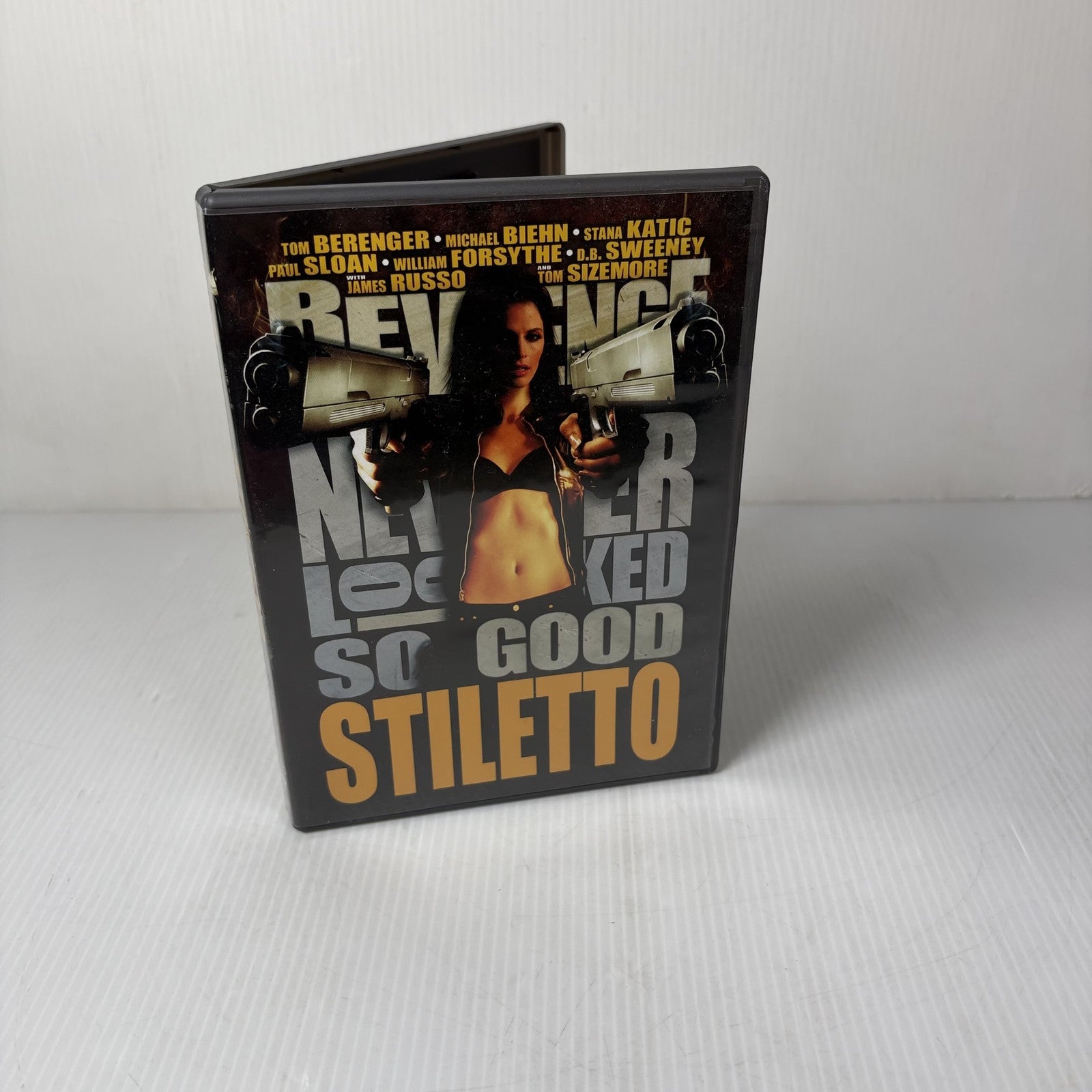 Stiletto DVD (2008) Action Thriller Tom Berenger Michael Biehn Stana Katic