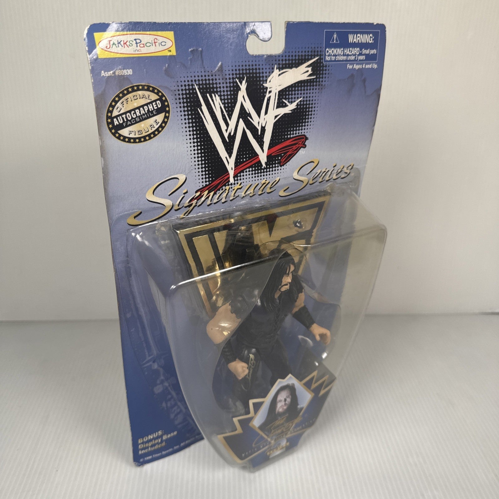 Jakks Pacific 1998 WWF The Undertaker Signature Series 2 Action Figure NIP (14B)