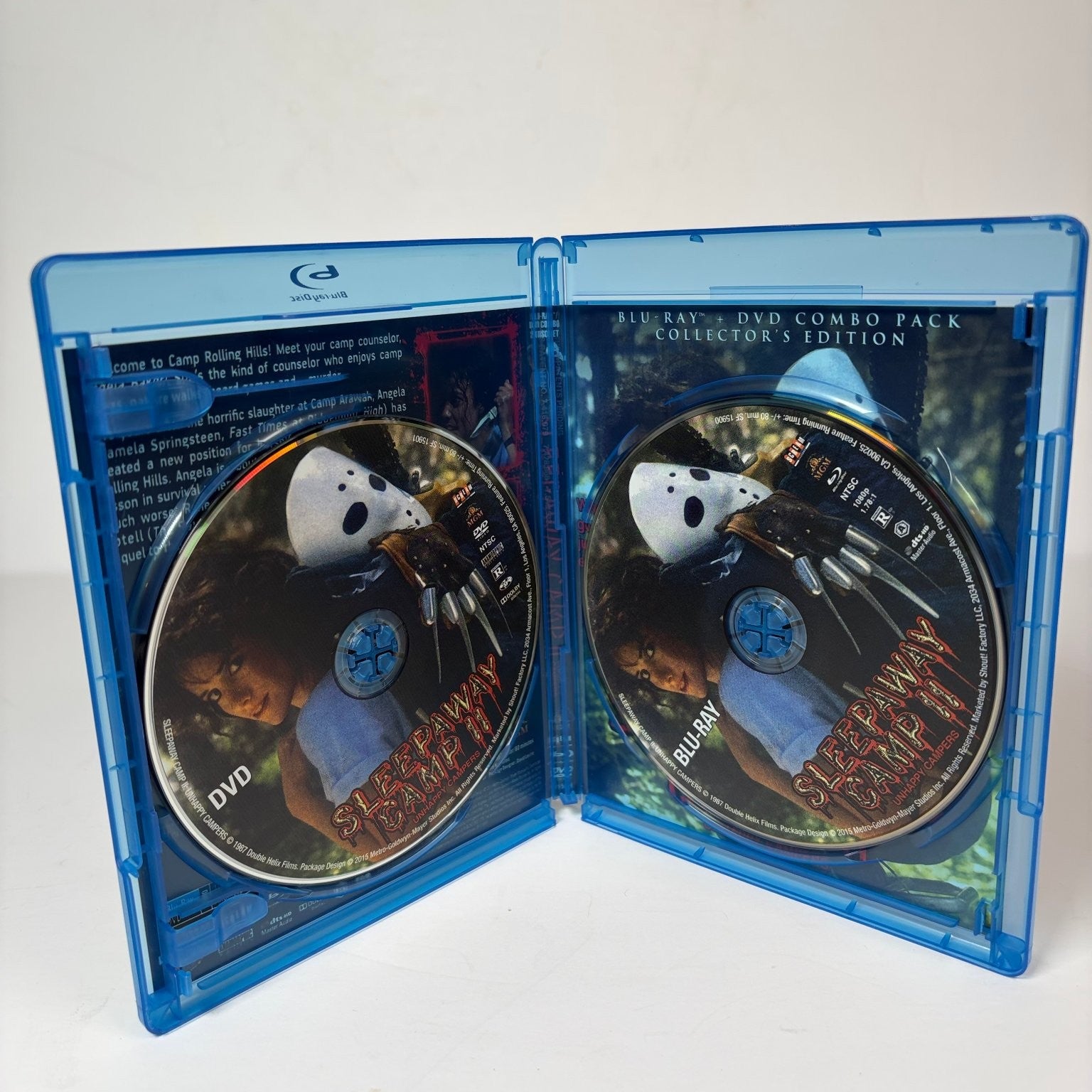 Sleepaway Camp II: Unhappy Campers Blu-ray DVD Combo 1988 Collector's Edition