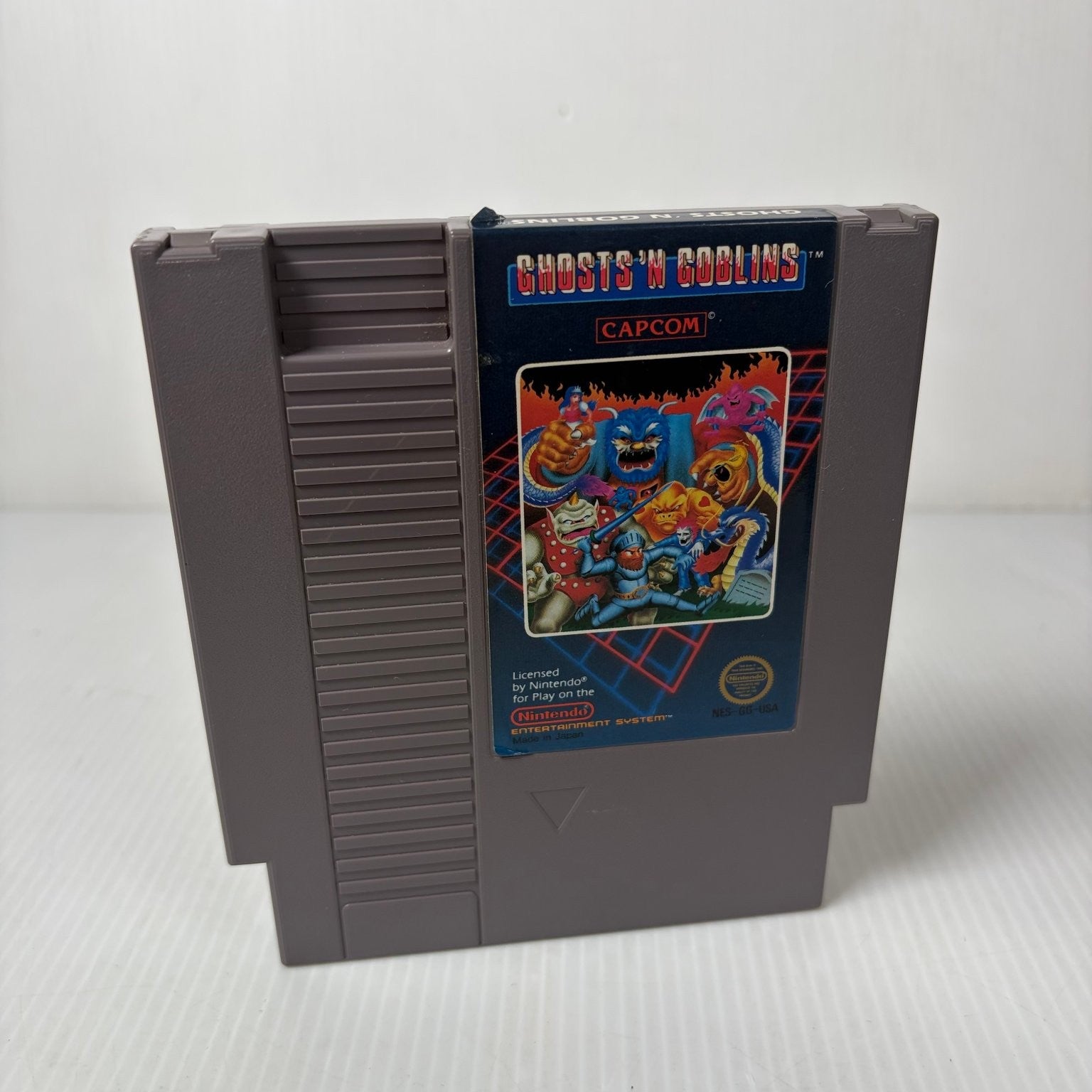 Ghosts n Goblins Nintendo NES Video Game Classic Action Authentic Cartridge
