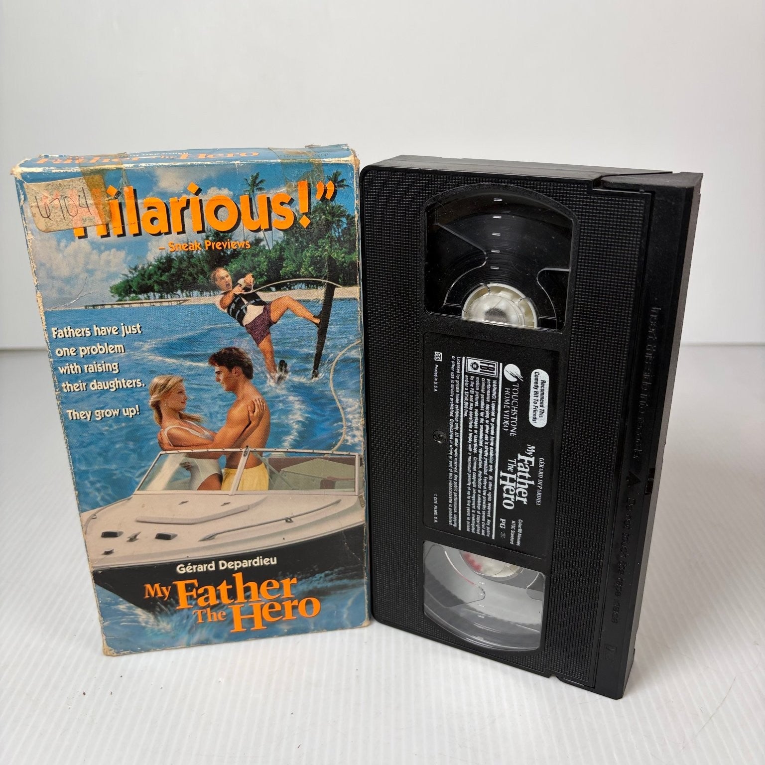 My Father The Hero VHS 1994 Comedy Gérard Depardieu Touchstone Home Video