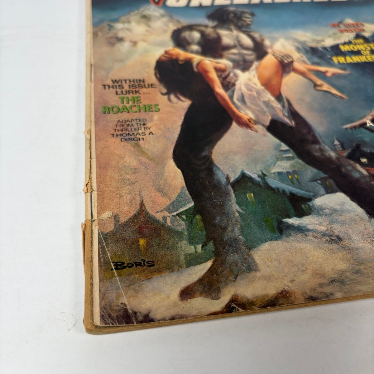 Monsters Unleashed! Magazine No. 2 September 1973 Frankenstein Boris Vallejo