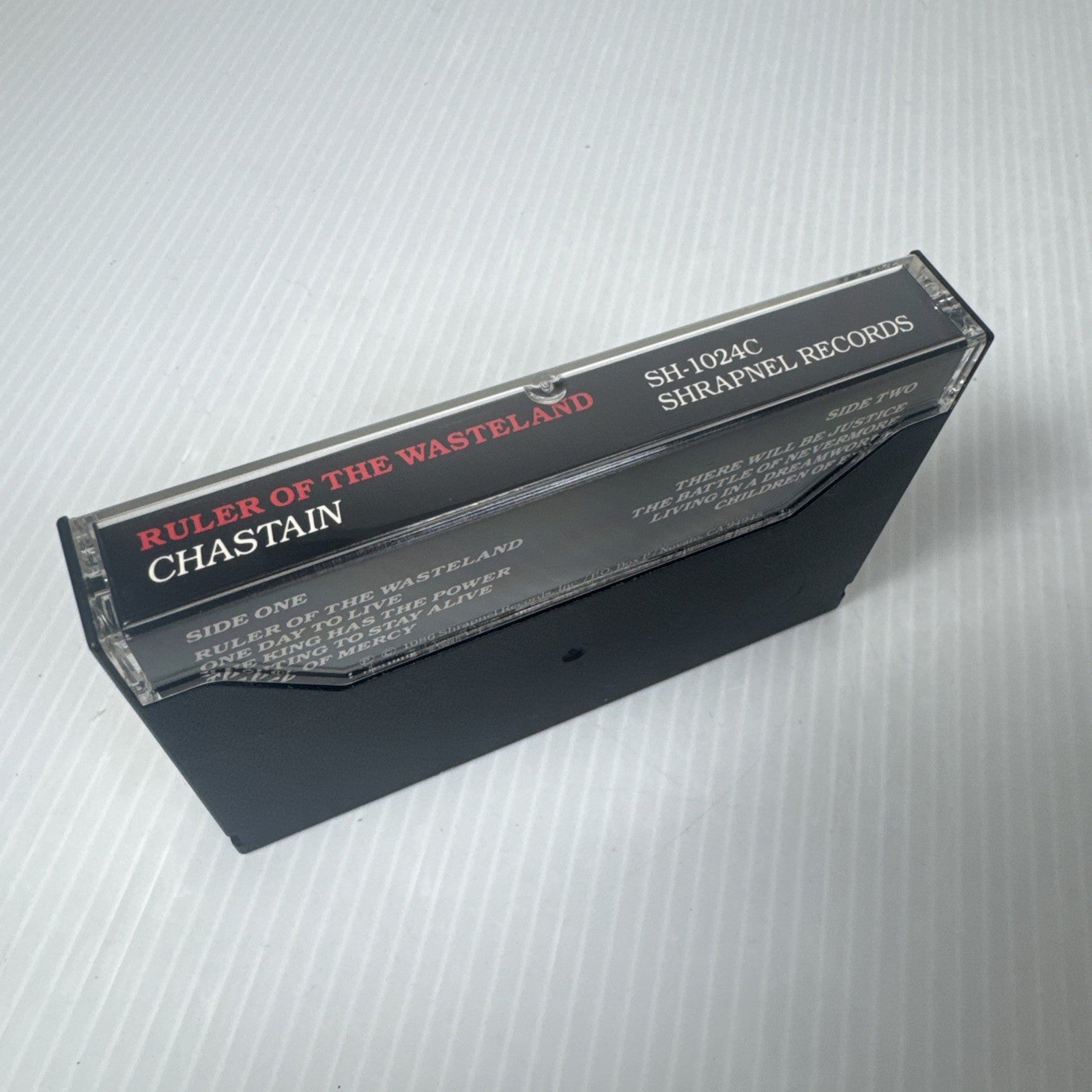 Chastain - Ruler of the Wasteland  Cassette Tape OOP 80s Metal