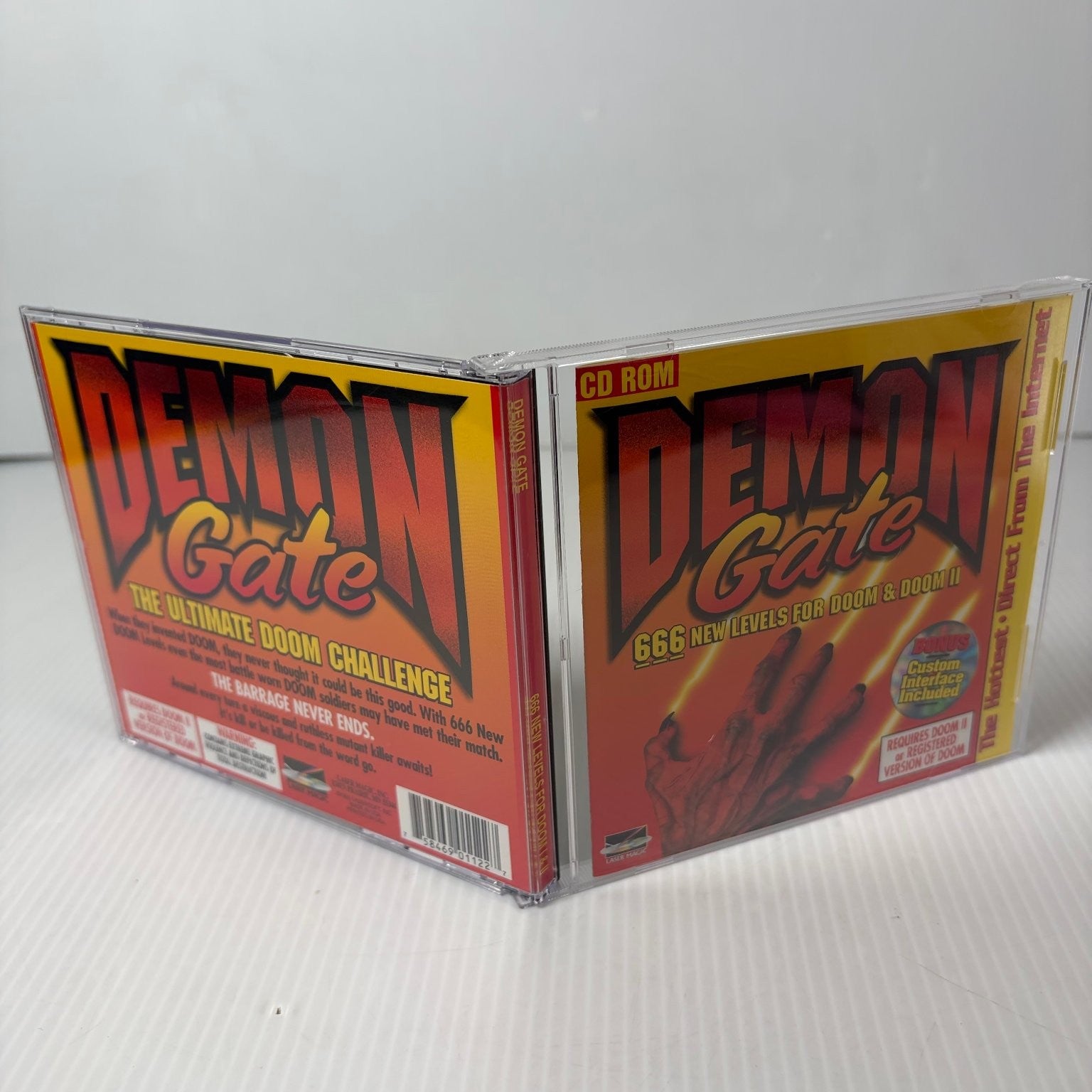 Demon Gate PC CD-ROM Video Game 666 New Levels Doom Doom II FPS