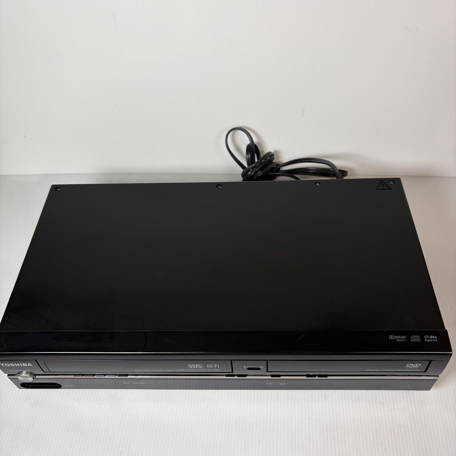 Toshiba SD-V296 DVD/VCR Combo Player Recorder VHS Hi-Fi Digital Cinema