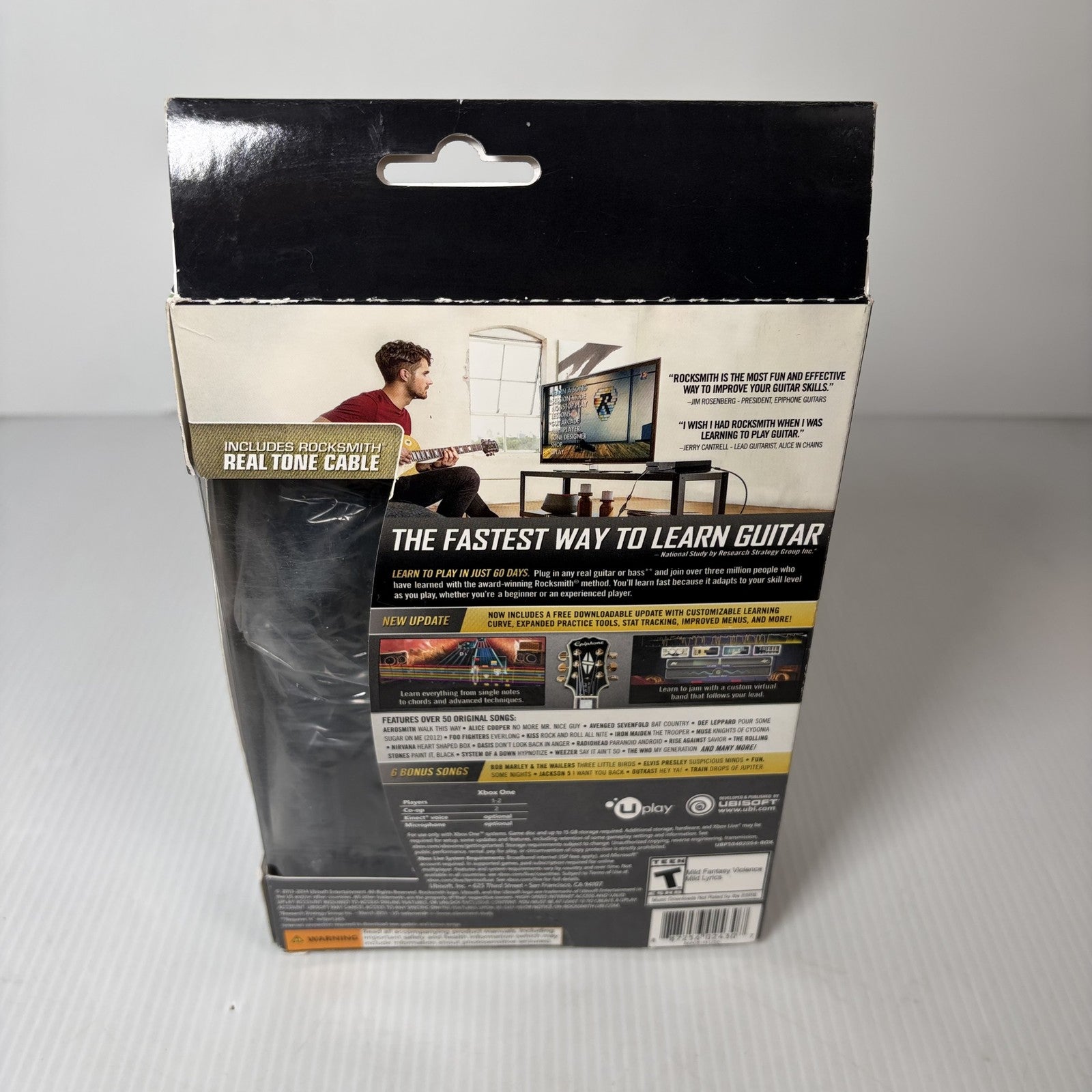 Rocksmith 2014 Edition Remastered Xbox One XONE Real Tone Cable Included NEW