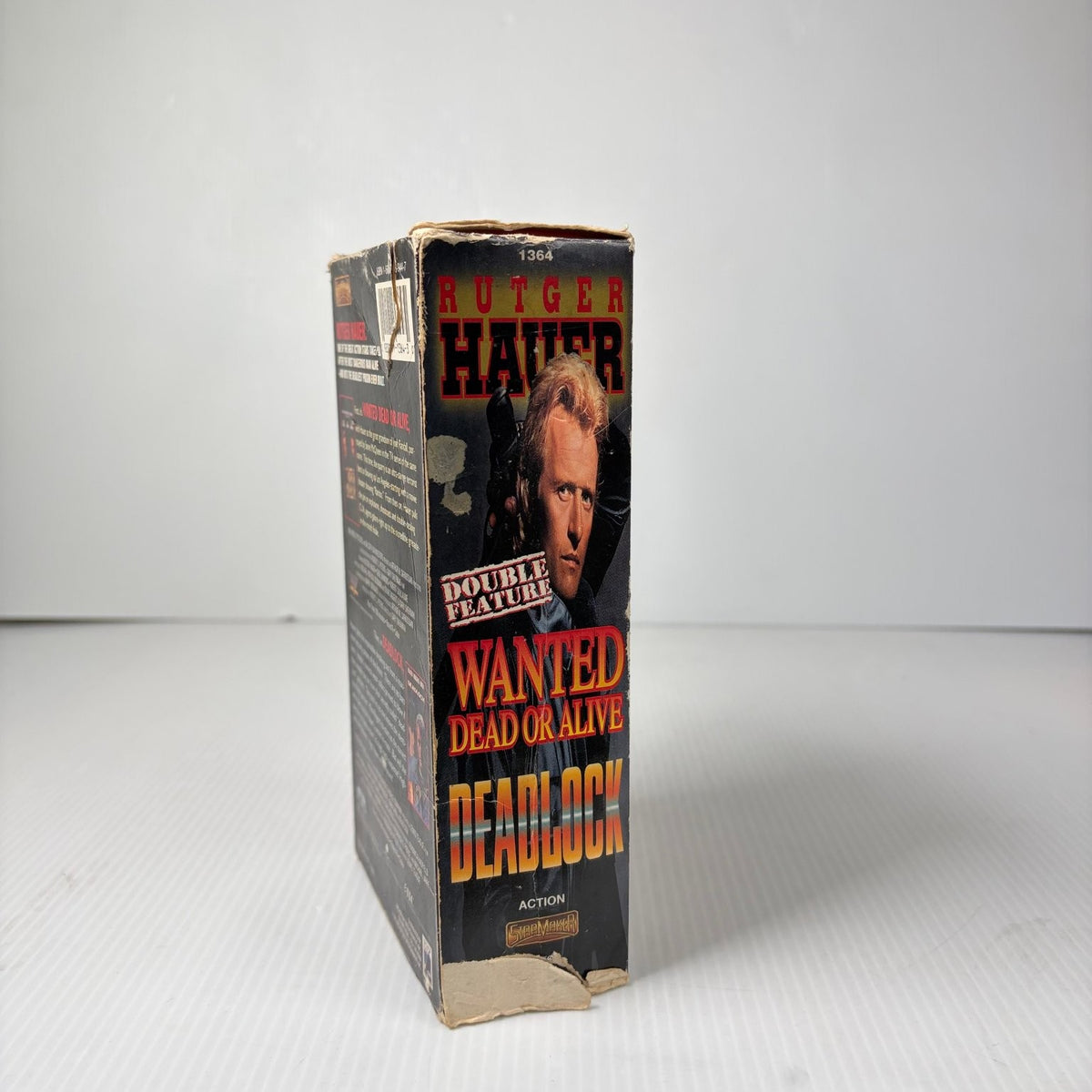 Rutger Hauer Double Feature VHS Wanted Dead or Alive Deadlock 1999 Action