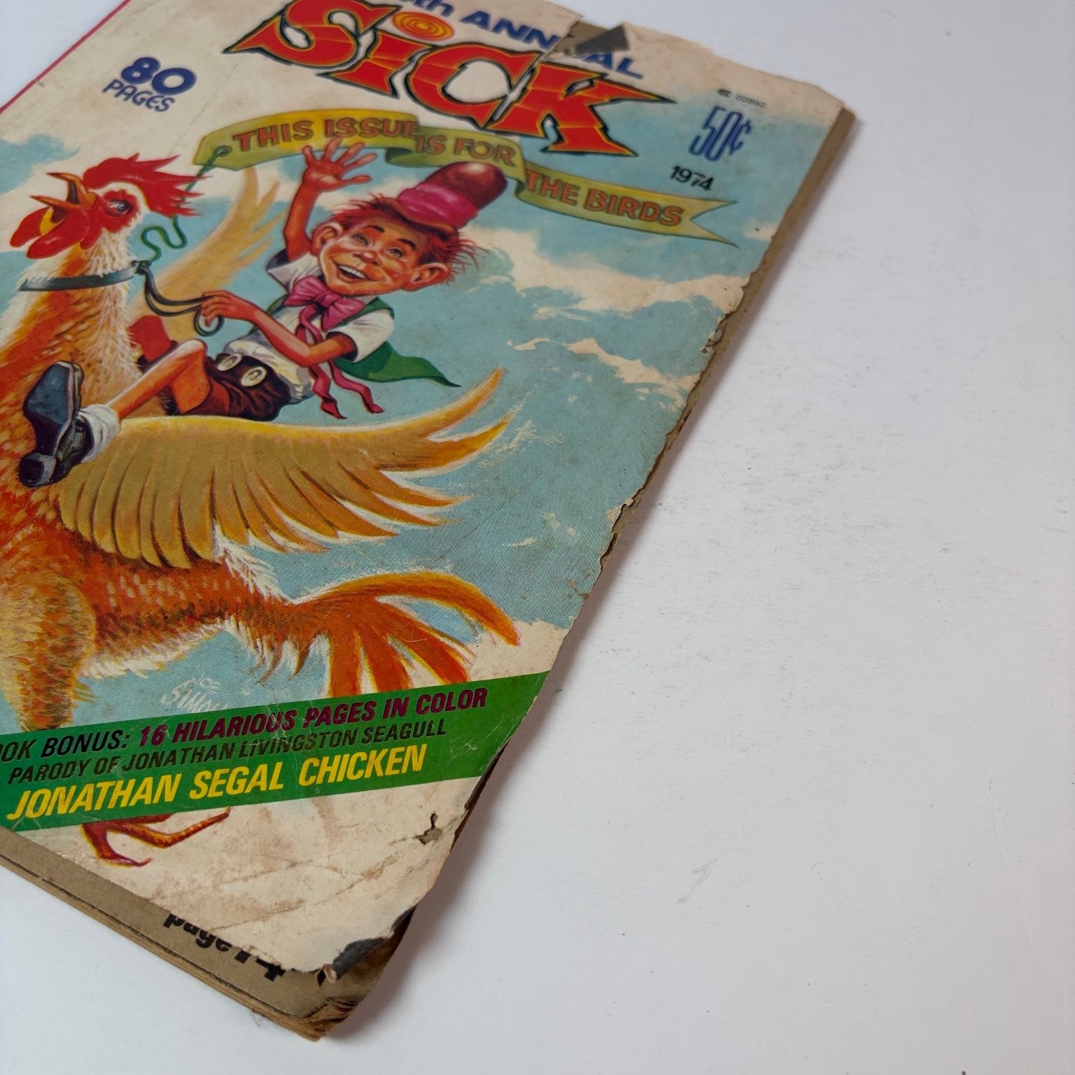 Sick Magazine 1974 14th Annual Jonathan Segal Chicken Humor Satire
