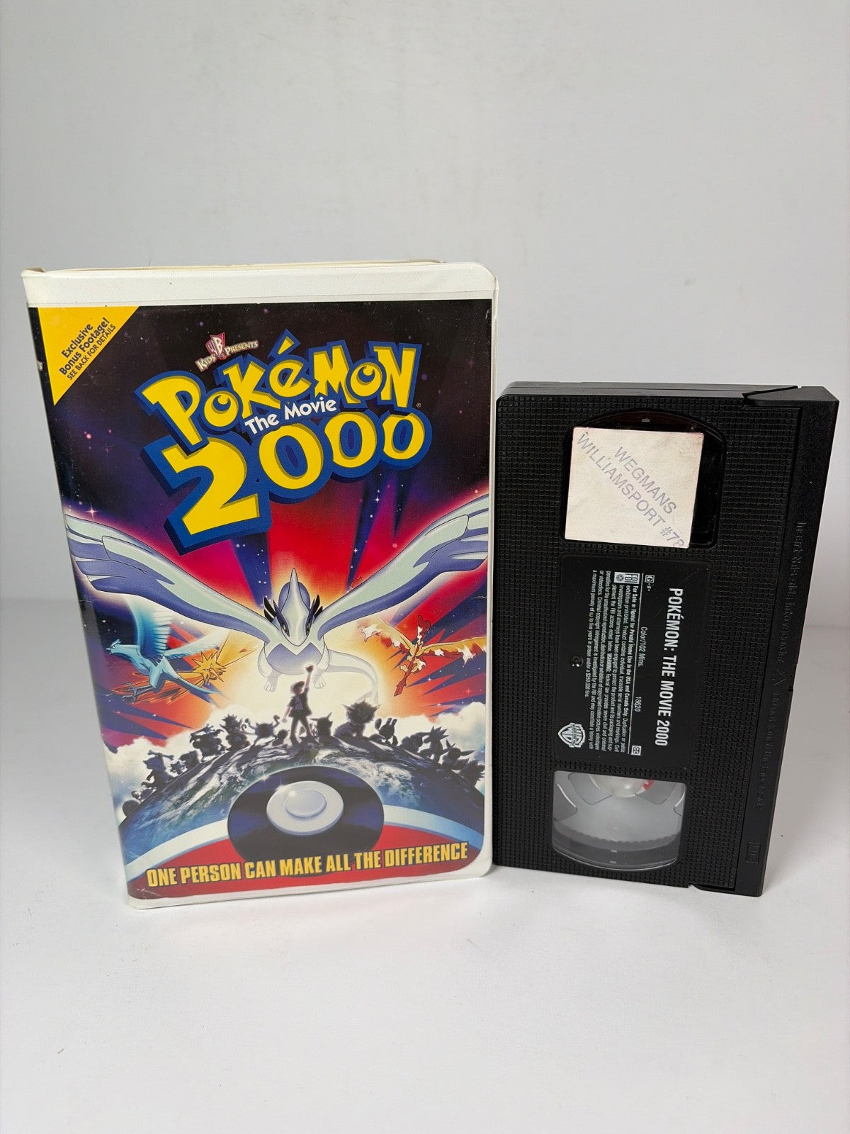 Pokemon The Movie 2000 VHS Animation Adventure Kids WB Original in Clamshell