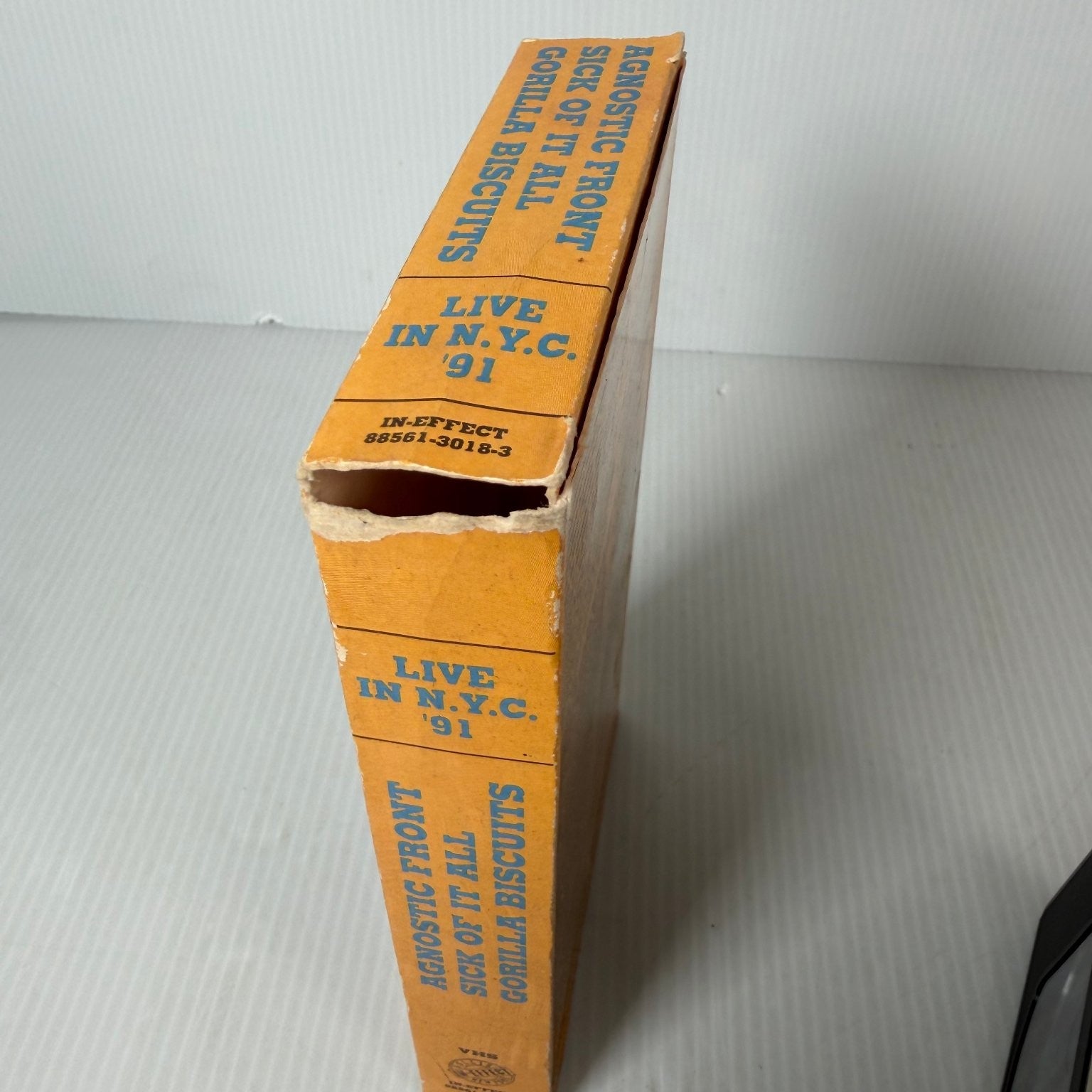 Agnostic Front Sick Of It All Gorilla Biscuits Live NYC '91 VHS In-Effect