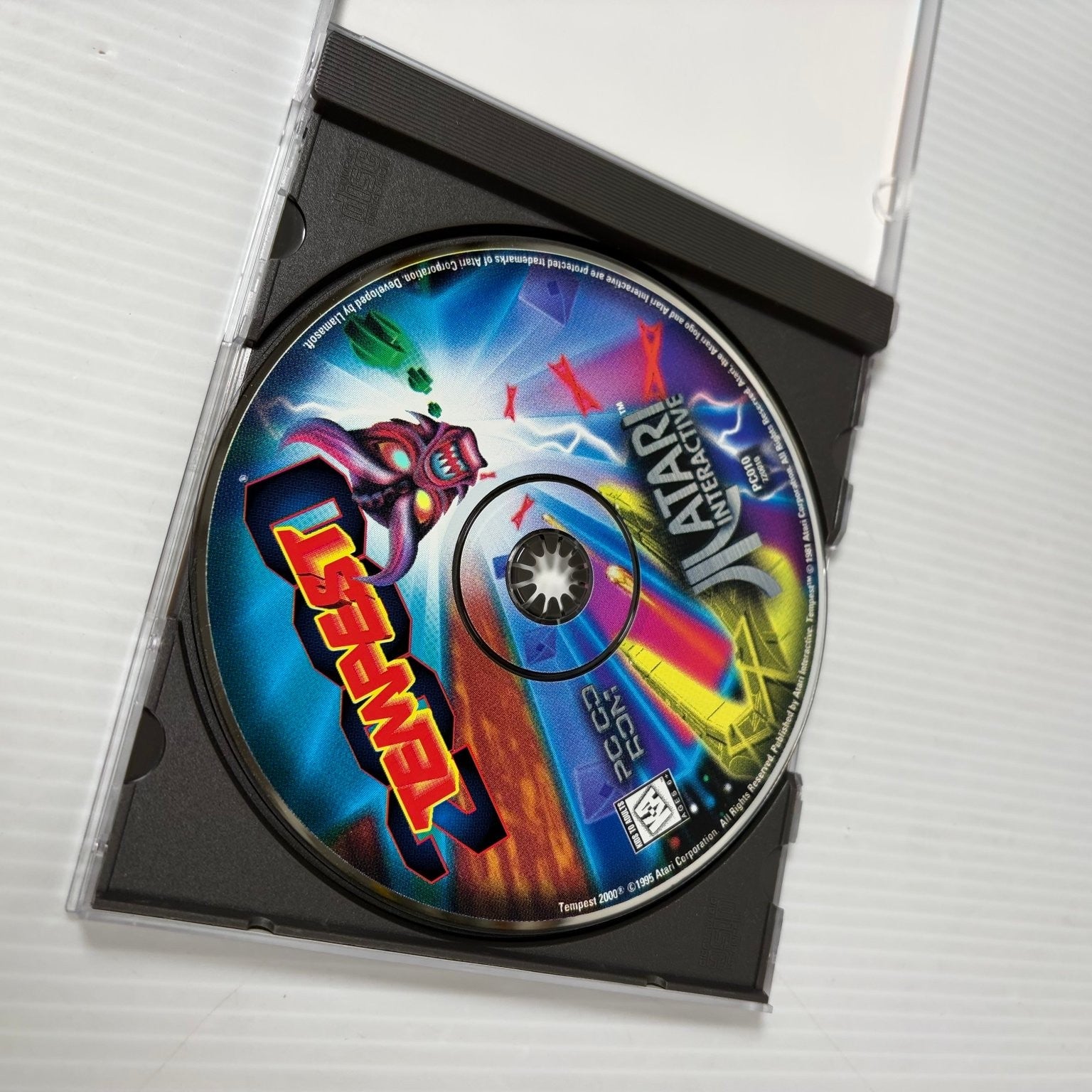 Tempest 2000 PC CD-ROM Video Game Big Box Atari Interactive Arcade Classic