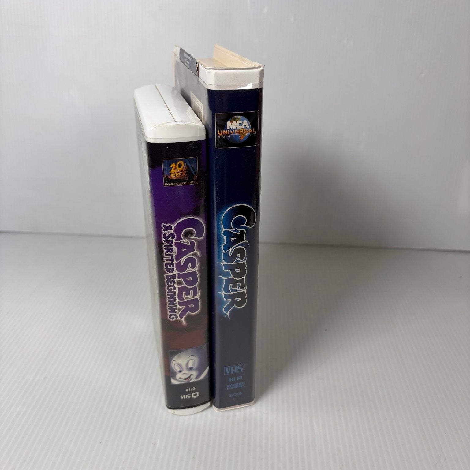 Casper VHS 1995 & Casper A Spirited Beginning 1997 Family Comedy Set MCA 20th