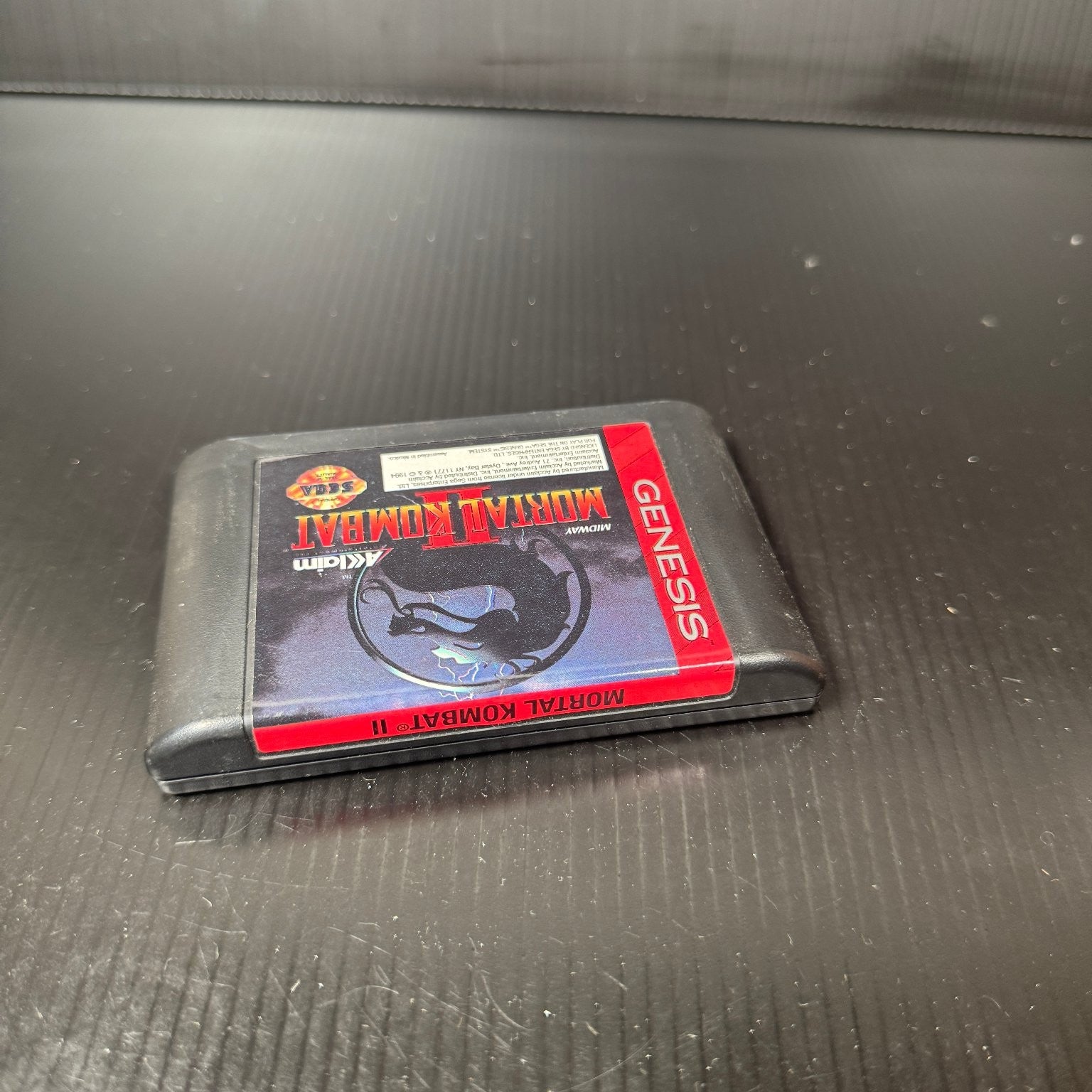 Mortal Kombat II Sega Genesis Video Game Fighting Multiplayer Complete CIB