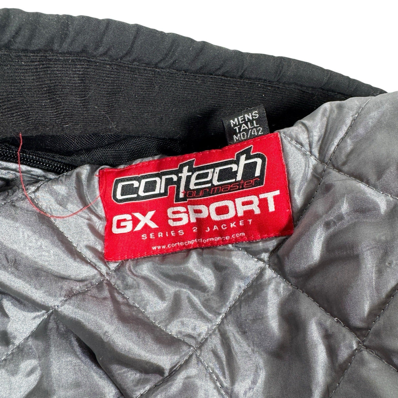 Cortech Tourmaster GX Sport S 2 Armored Motorcycle Jacket Mens Tall Medium 42