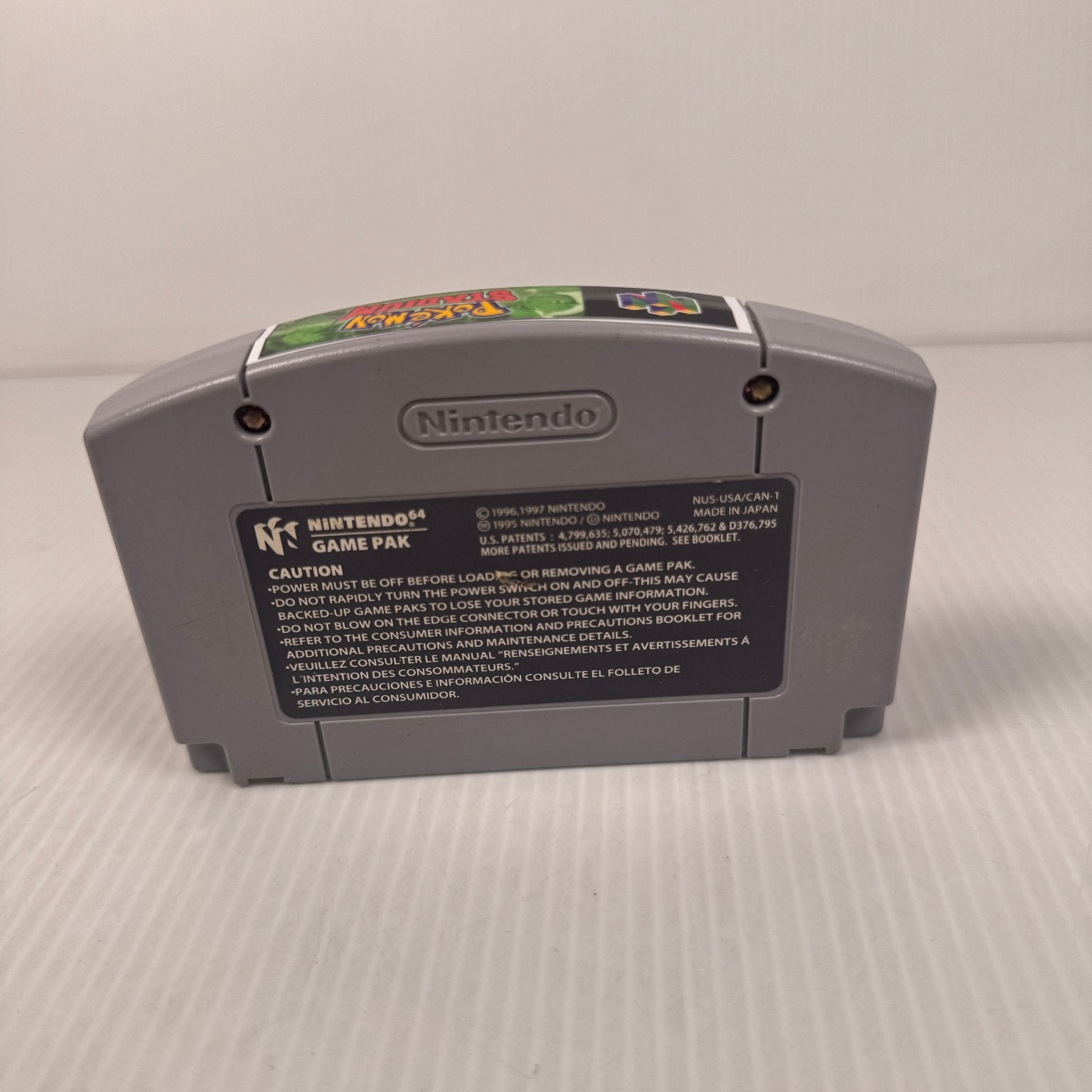 Pokemon Stadium Nintendo 64 Video Game Multiplayer N64