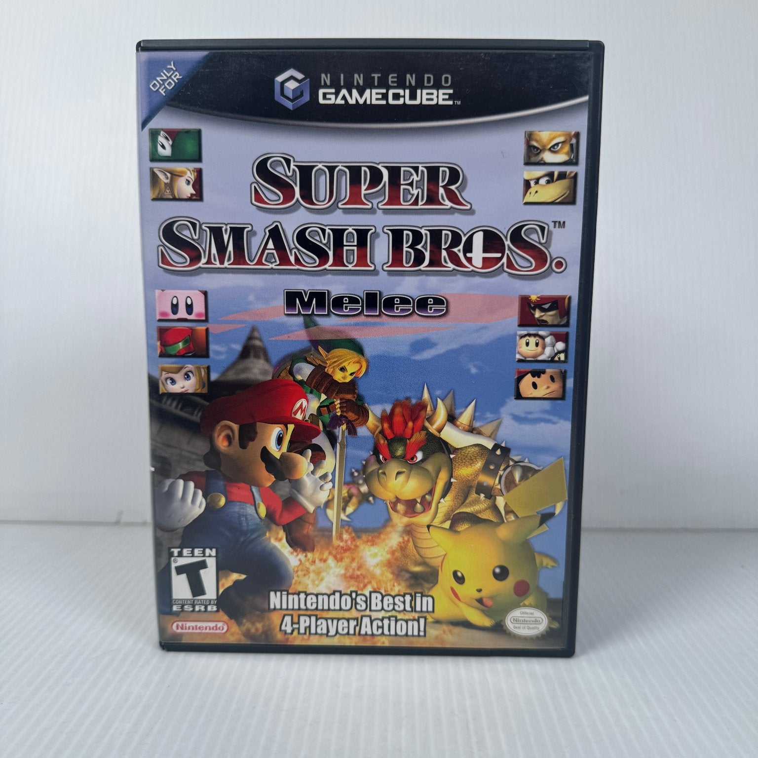 Super Smash Bros. Melee Nintendo GameCube Complete CIB Video Game Multiplayer