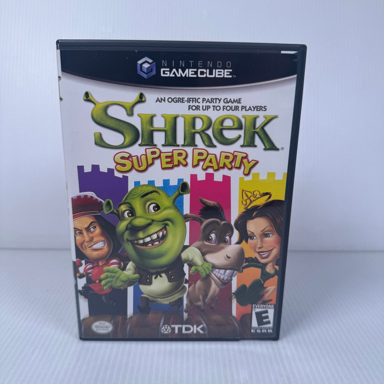 Shrek Super Party Nintendo GameCube Video Game Complete CIB Multiplayer Party