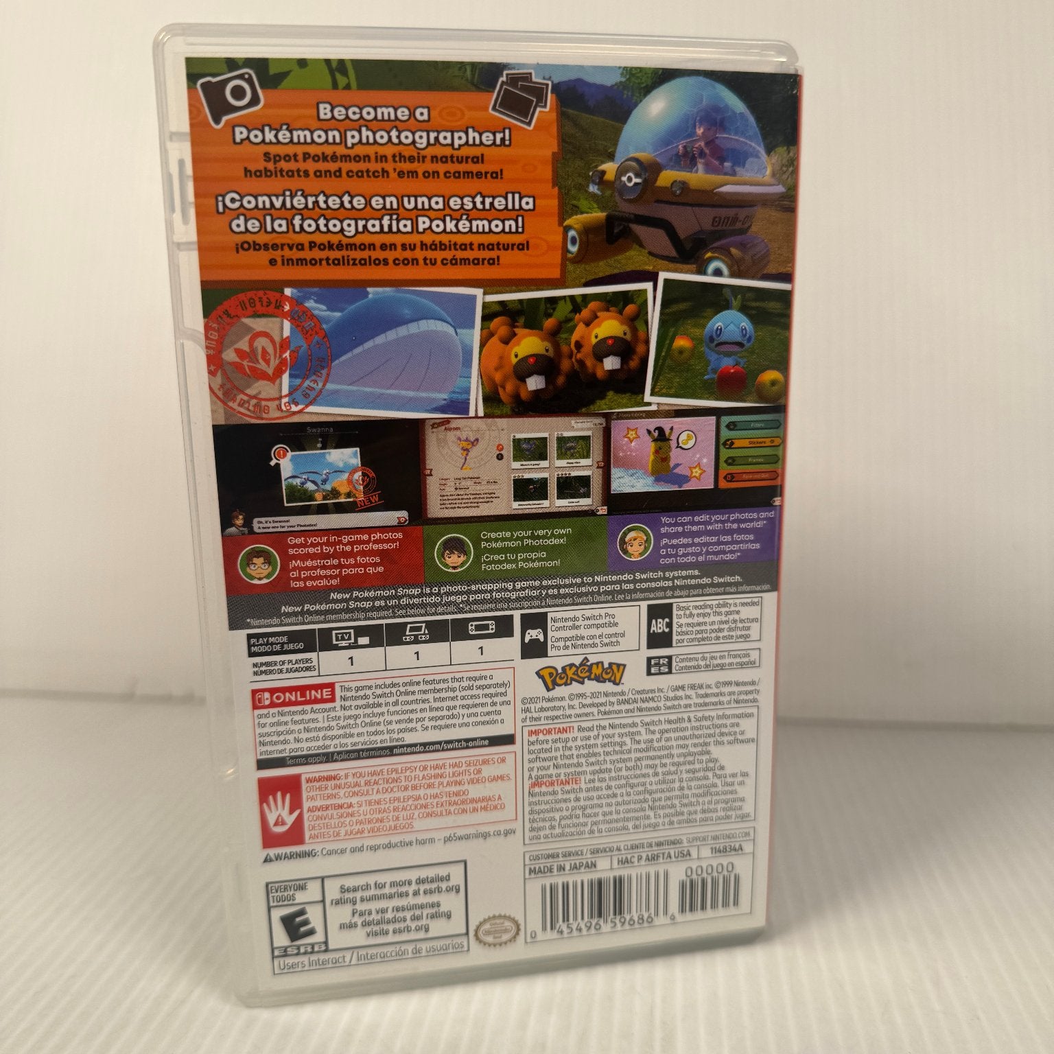 New Pokémon Snap Nintendo Switch Video Game