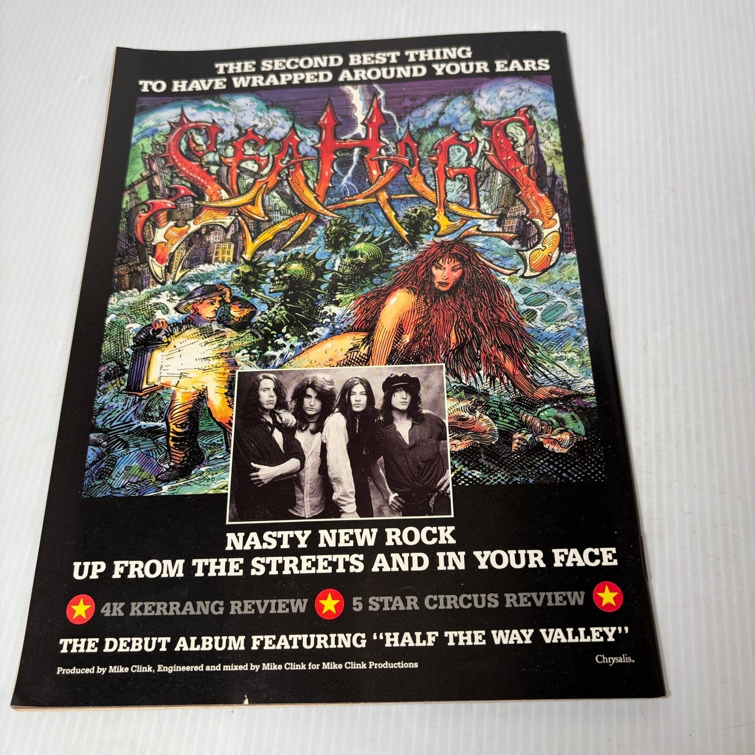 RIP Magazine August 1989 Anthrax Living Colour Motley Crue Heavy Metal