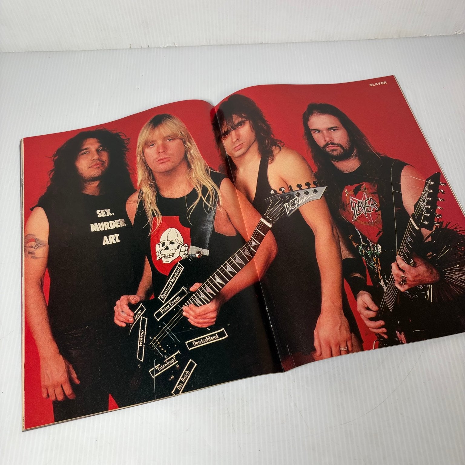 Metal Maniacs Magazine December Metallica Alice Cooper Motley Crue Slayer
