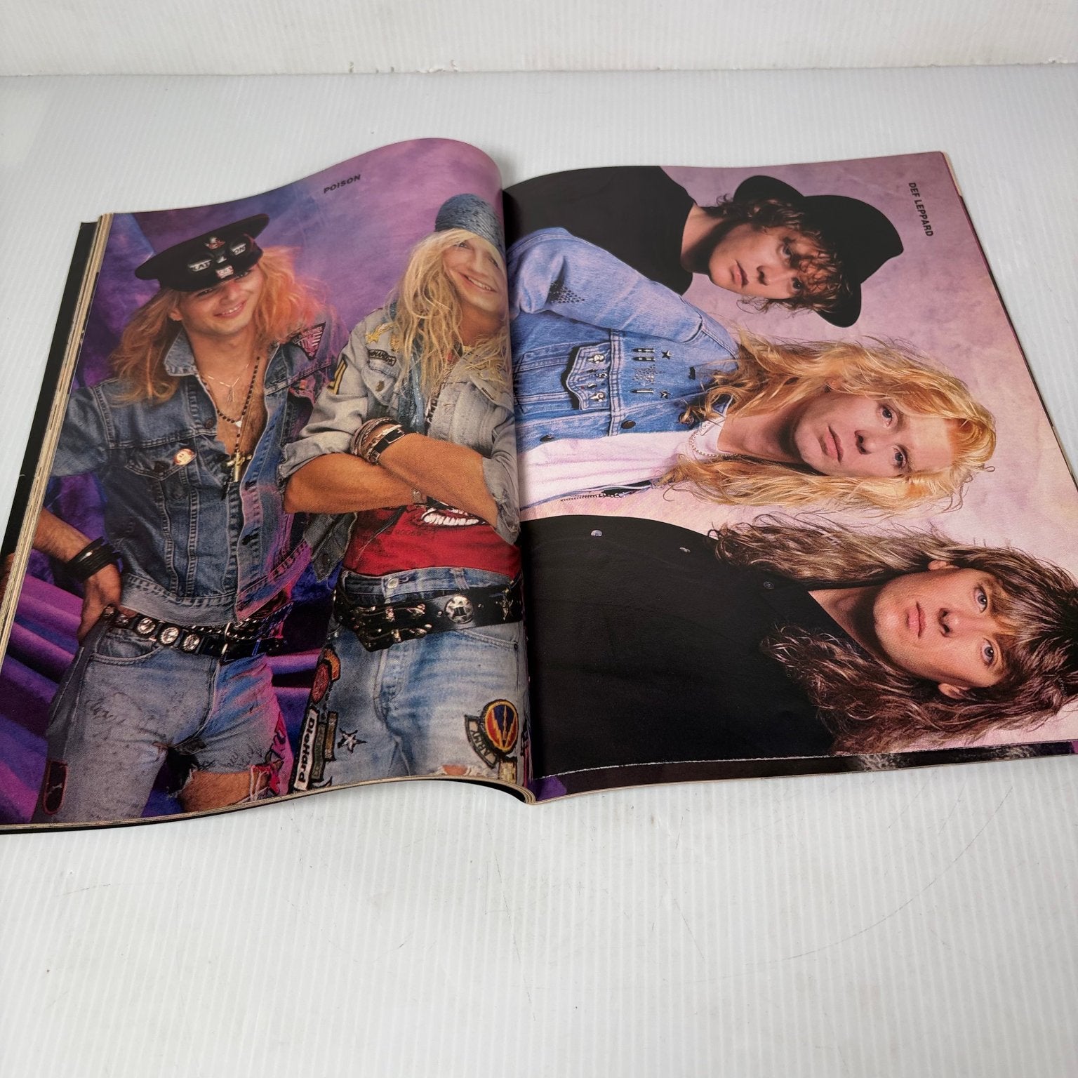 Metal Edge Magazine April 1989 Bret Michaels Def Leppard All Posters Heavy Metal